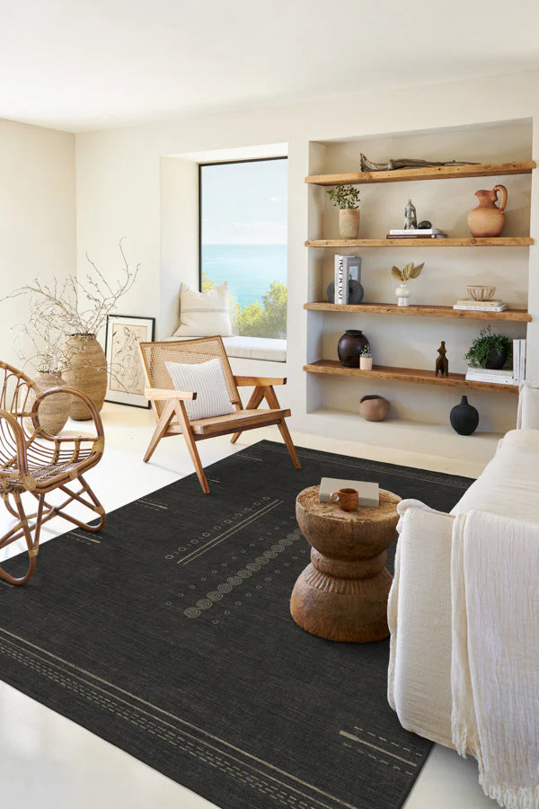 Milos Black Rug
