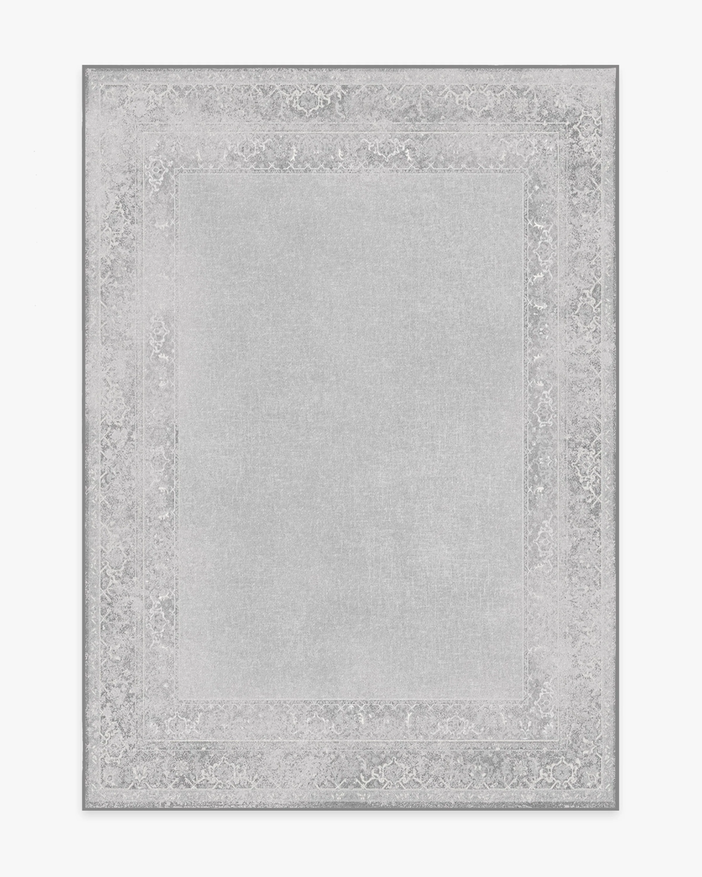 Maral Border Vintage Grey Flatwoven Rug