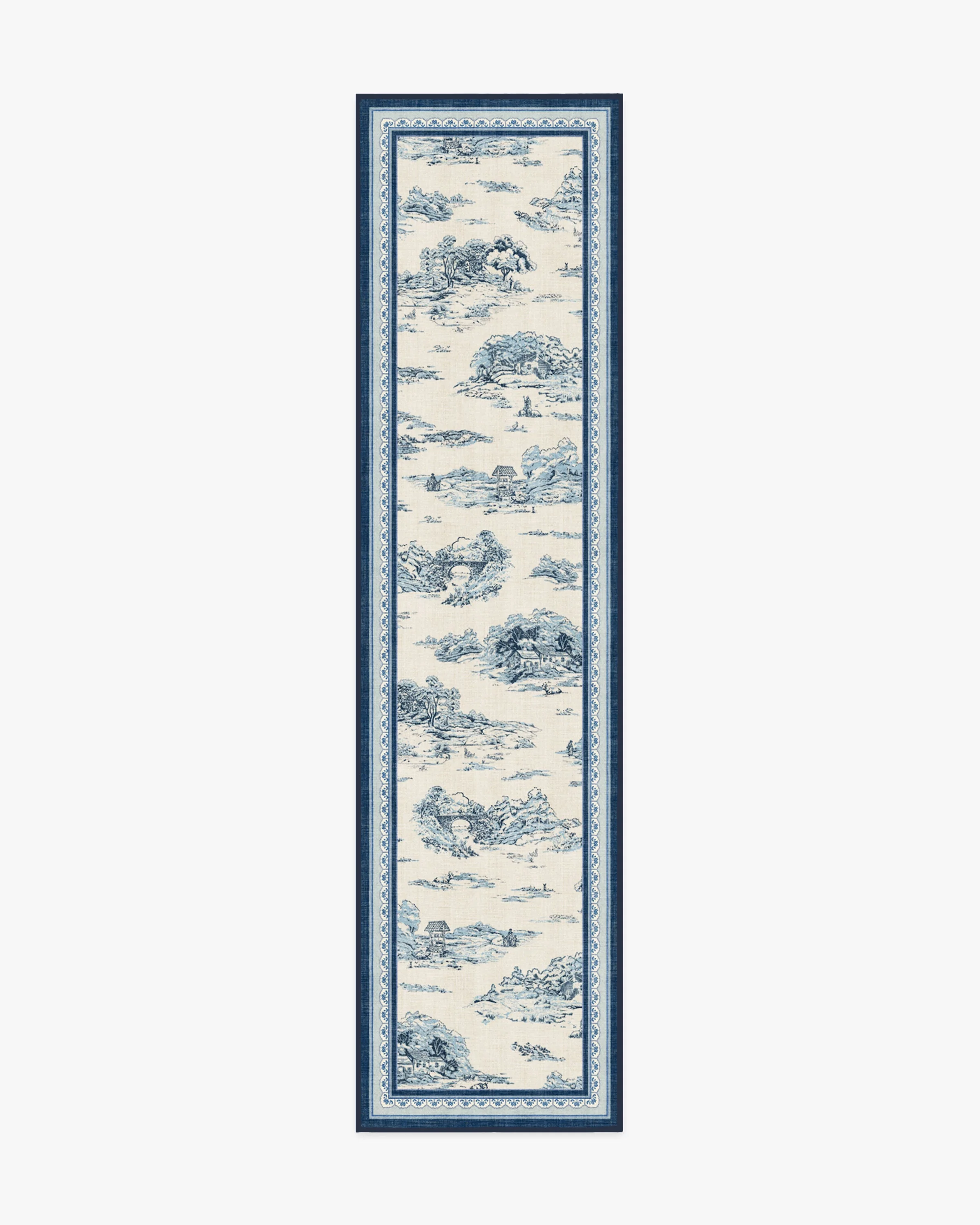 Provence Toile Delft Blue Rug