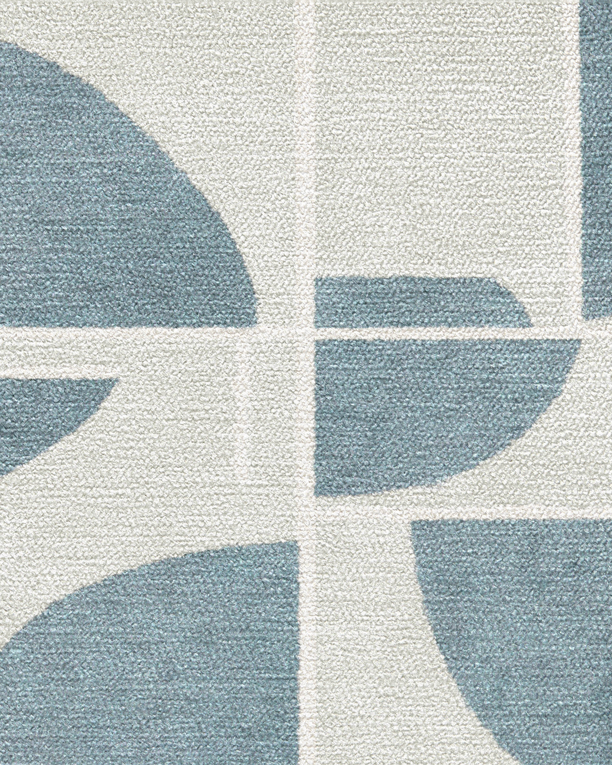 Lune Slate Blue Rug by Nina Takesh