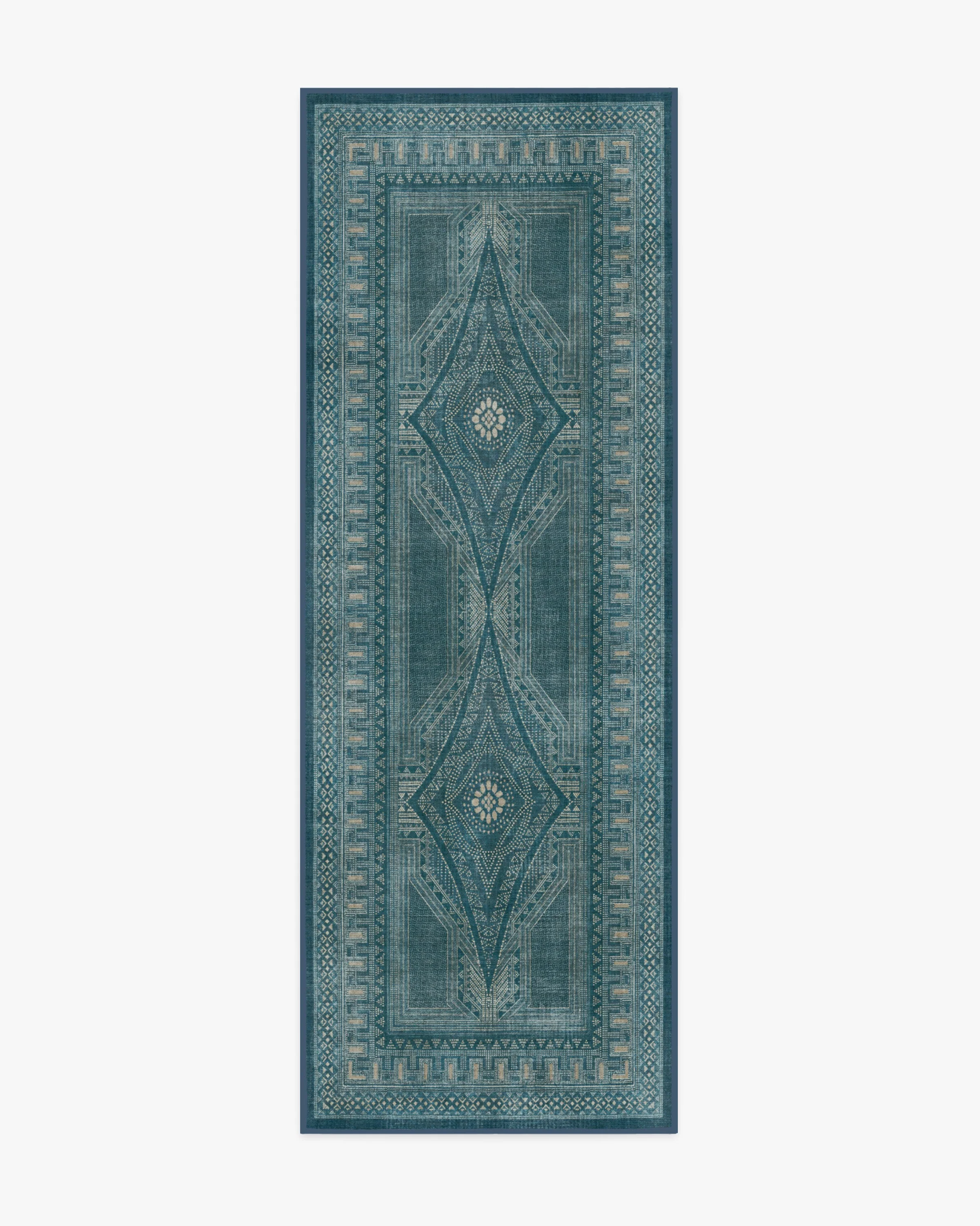 Nomad Blue Flatwoven Rug by Martyn Lawrence Bullard
