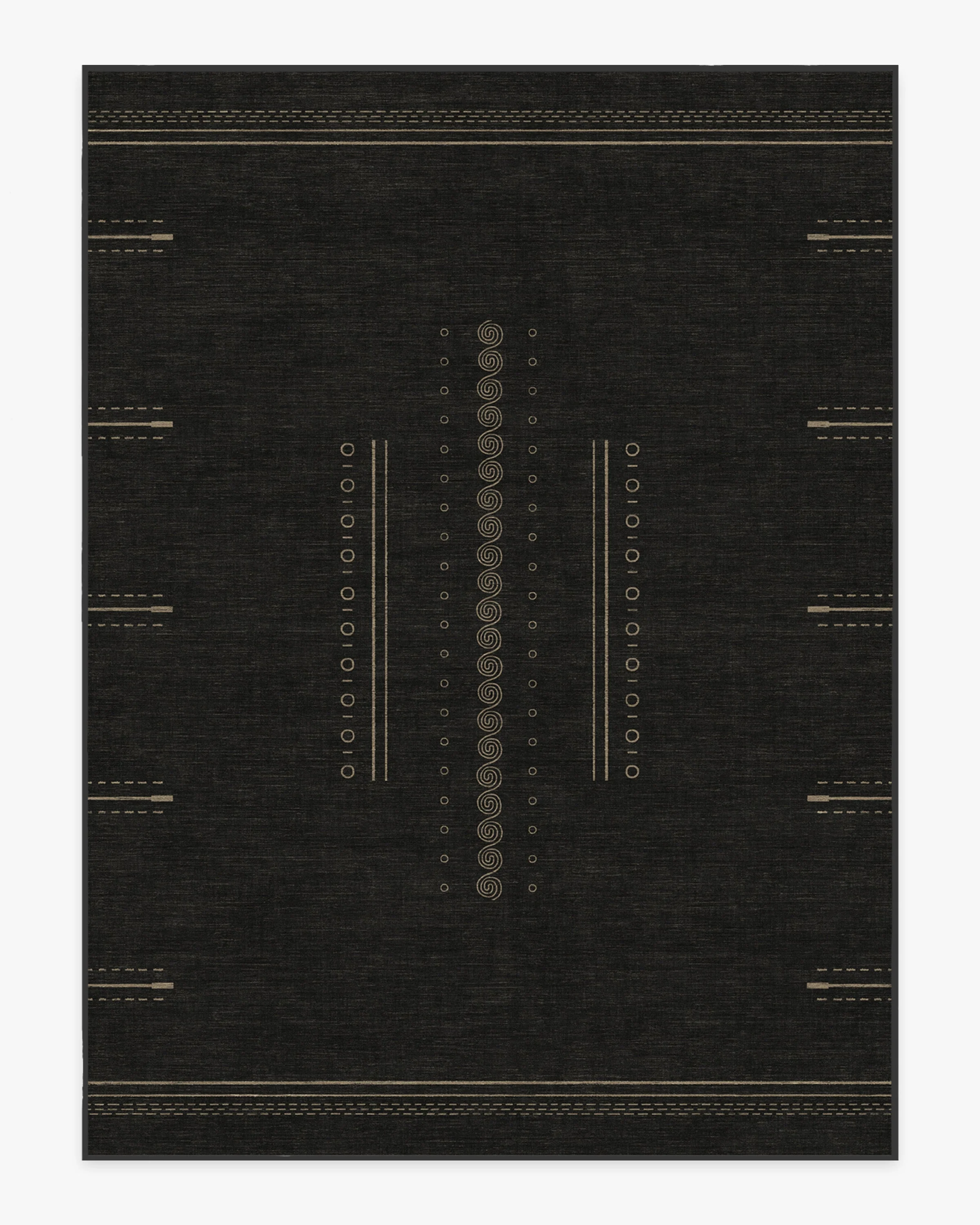 Milos Black Flatwoven Rug