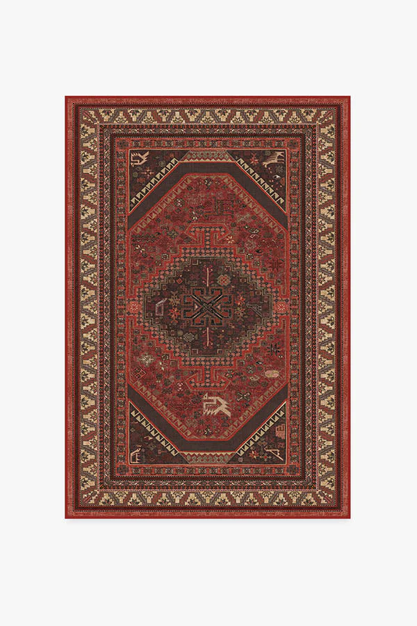 Zareen Scarlet Red Rug