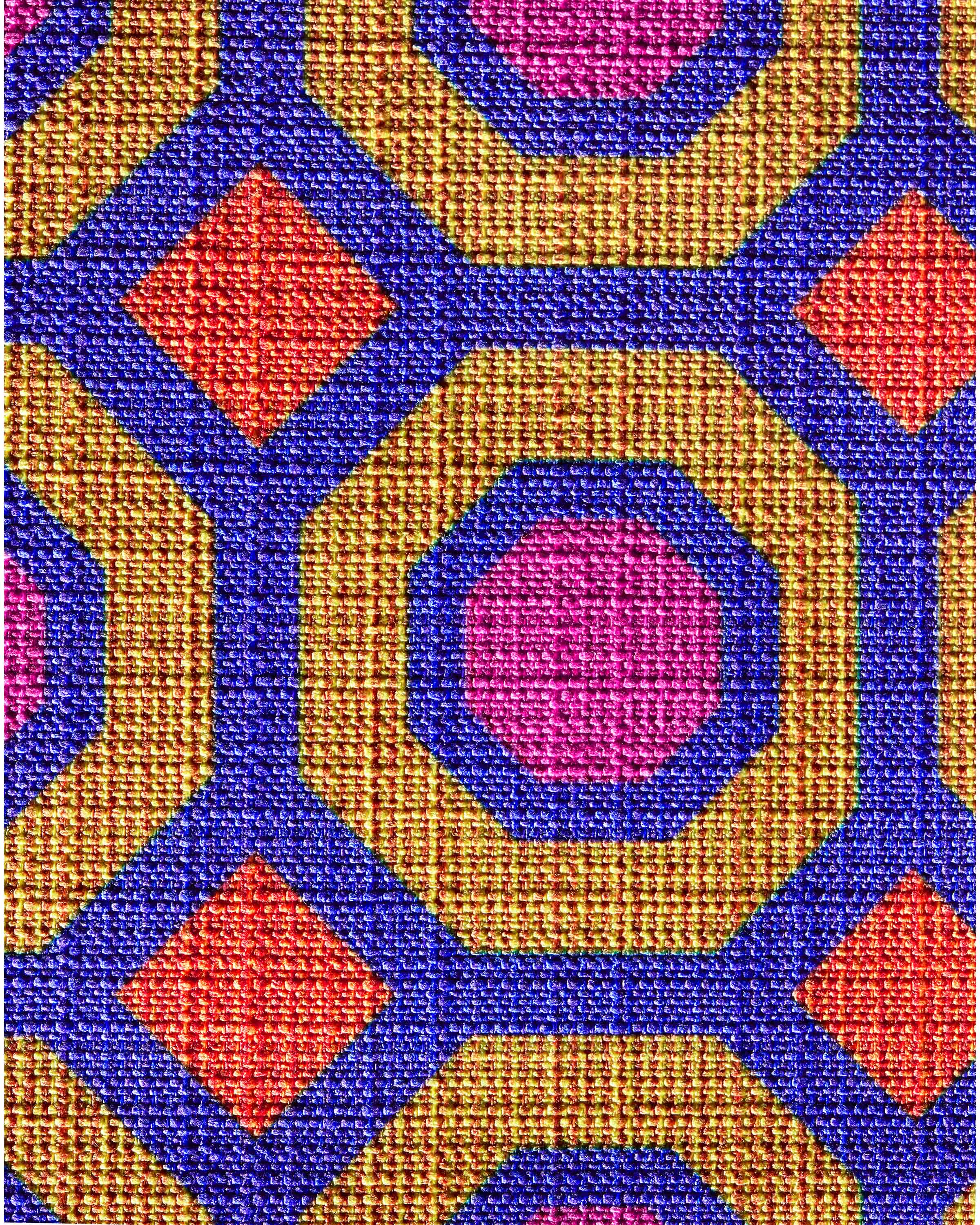 Piccadilly Fuchsia Woven Throw Pillow by Jonathan Adler