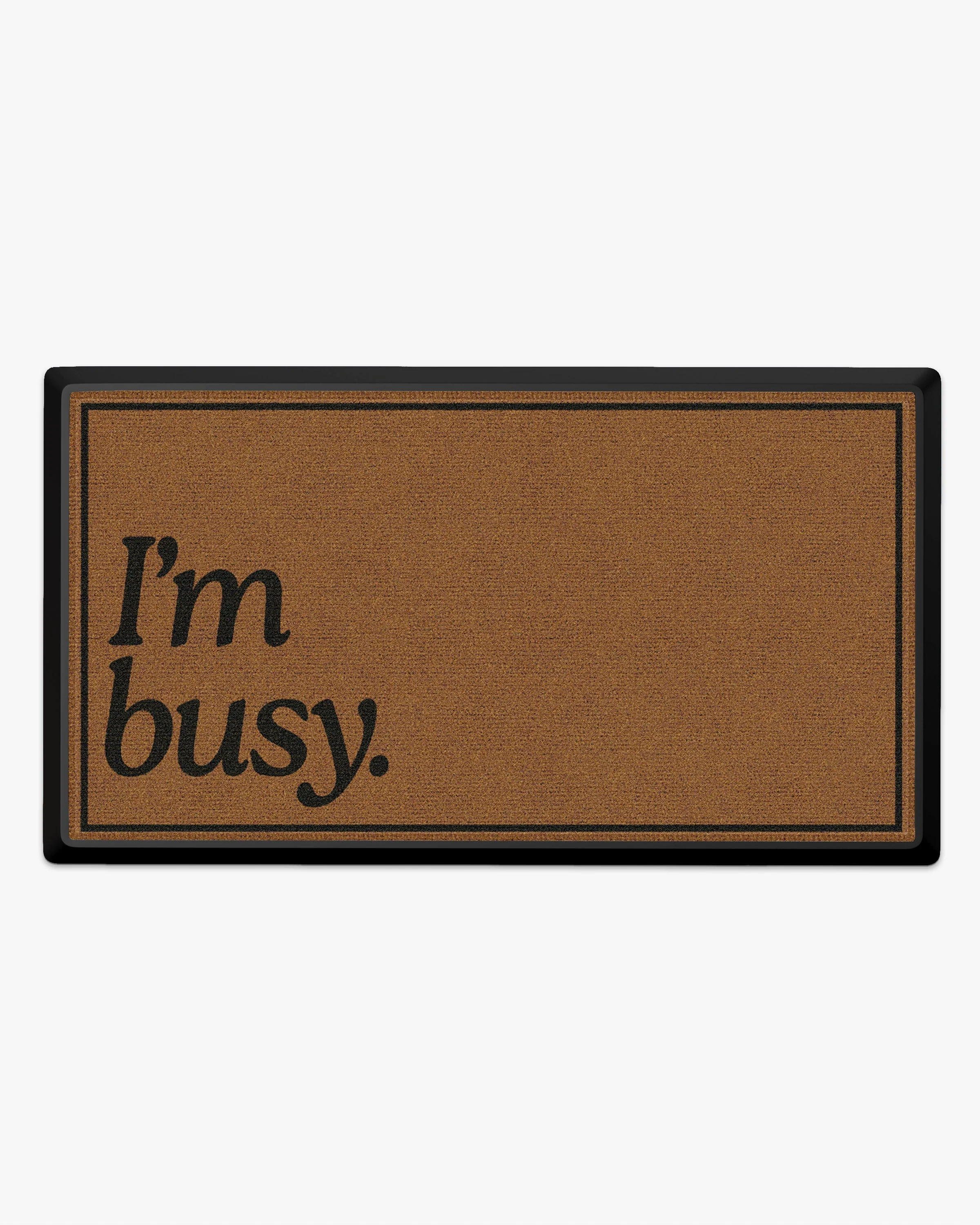 I'm Busy Large Doormat
