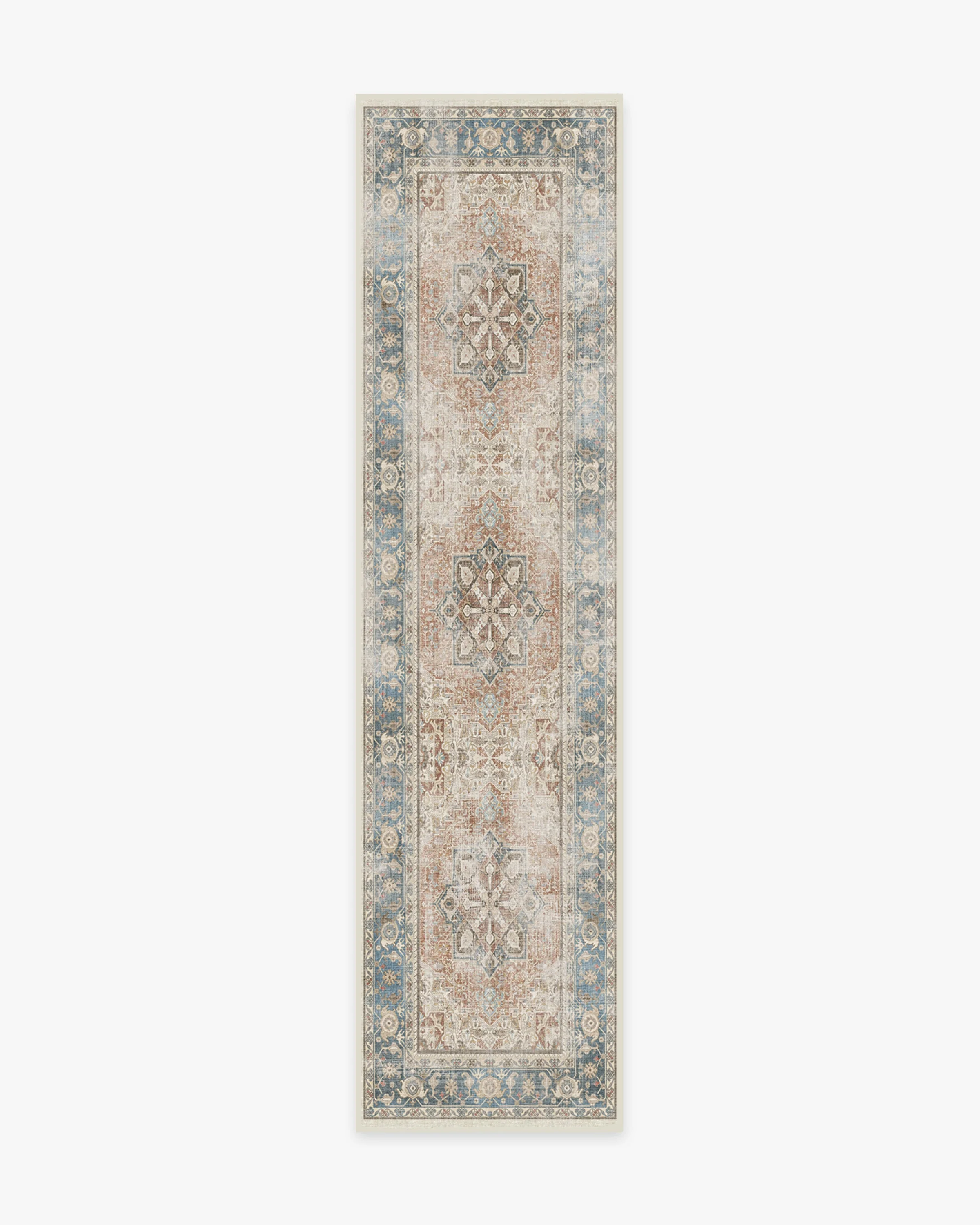 Kamran Coral Flatwoven Rug