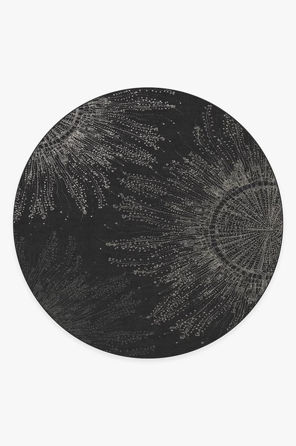 Jellyfish Bloom Charcoal Flatwoven Rug