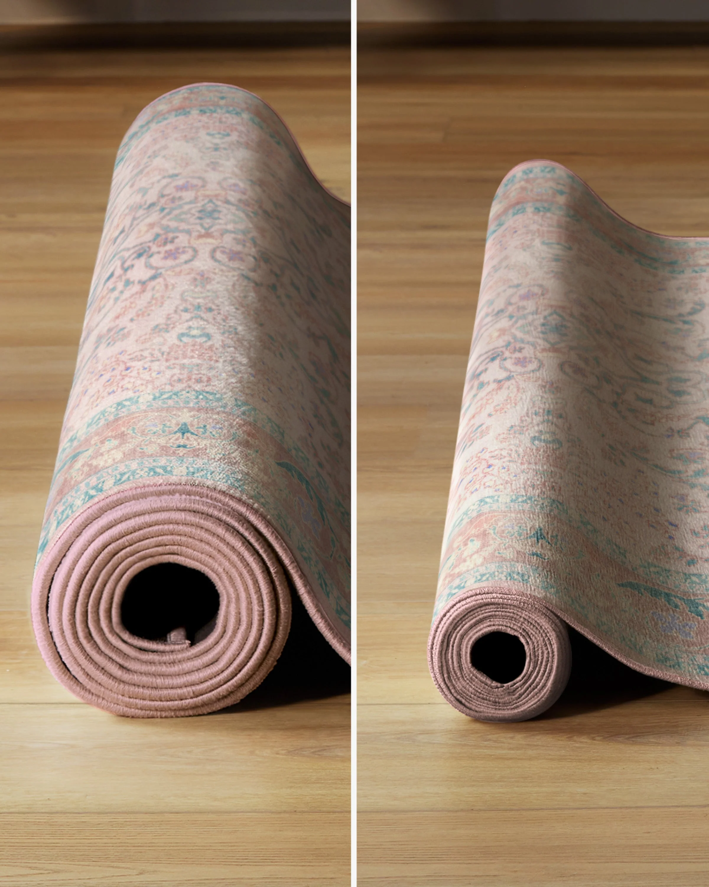 Fit For A Queen Soft Rose Rug by Bridgerton