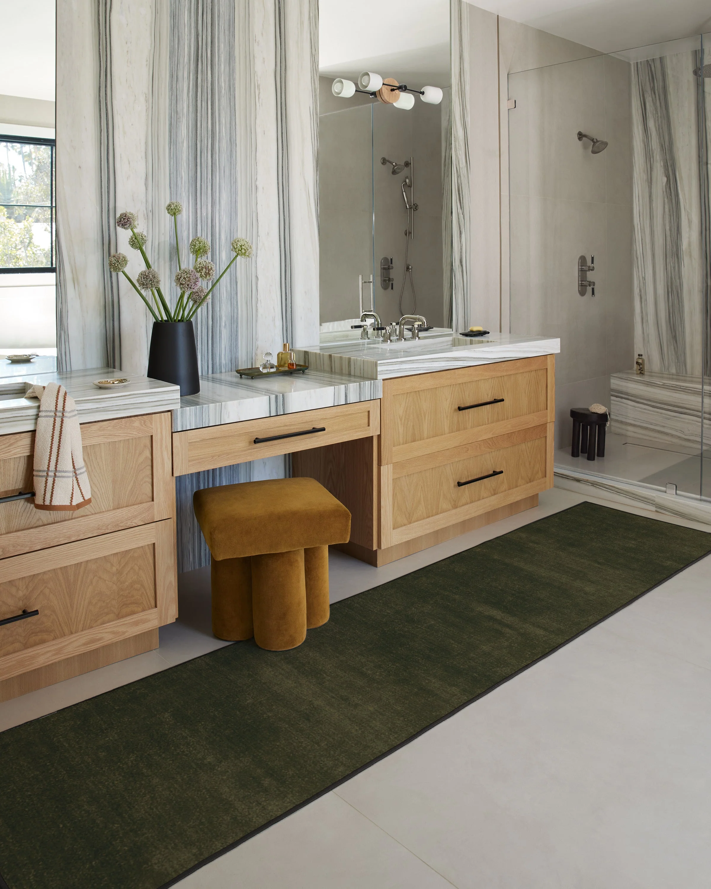 Nico Solid Olive Rug