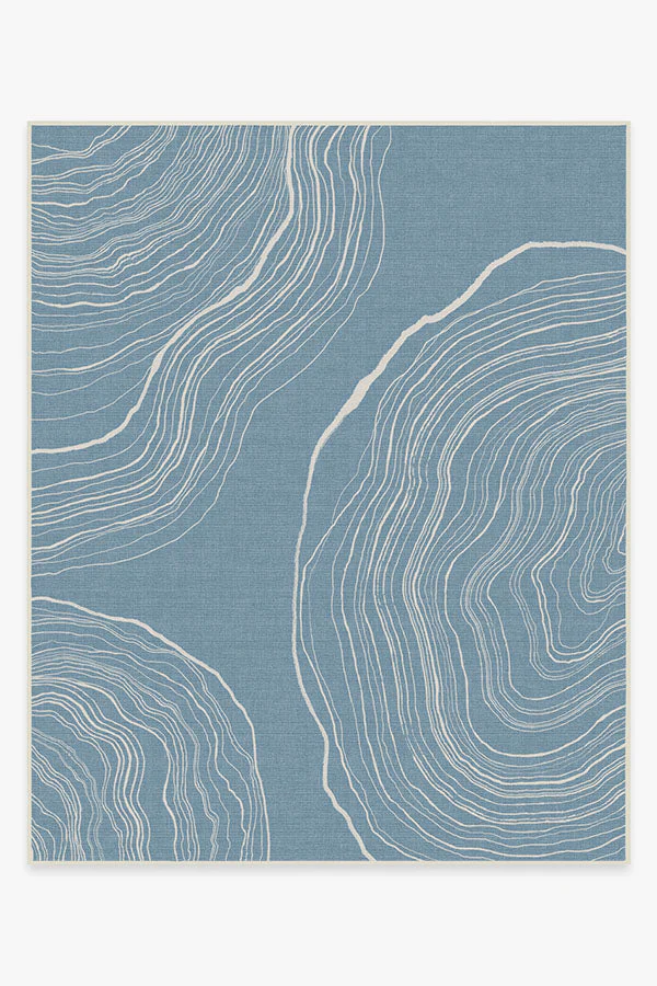 Kalder Slate Blue Outdoor Rug