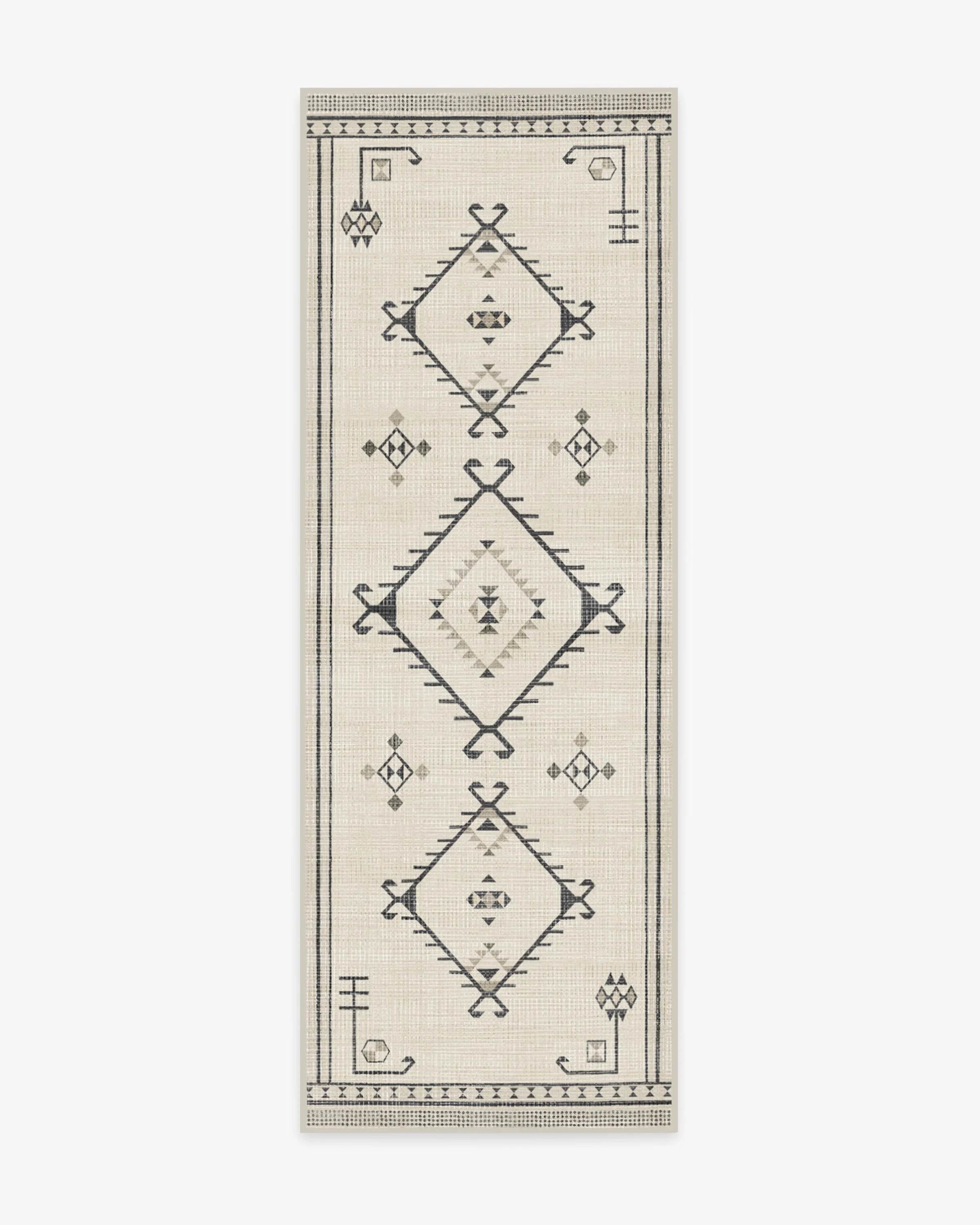 Damali Black & White Rug