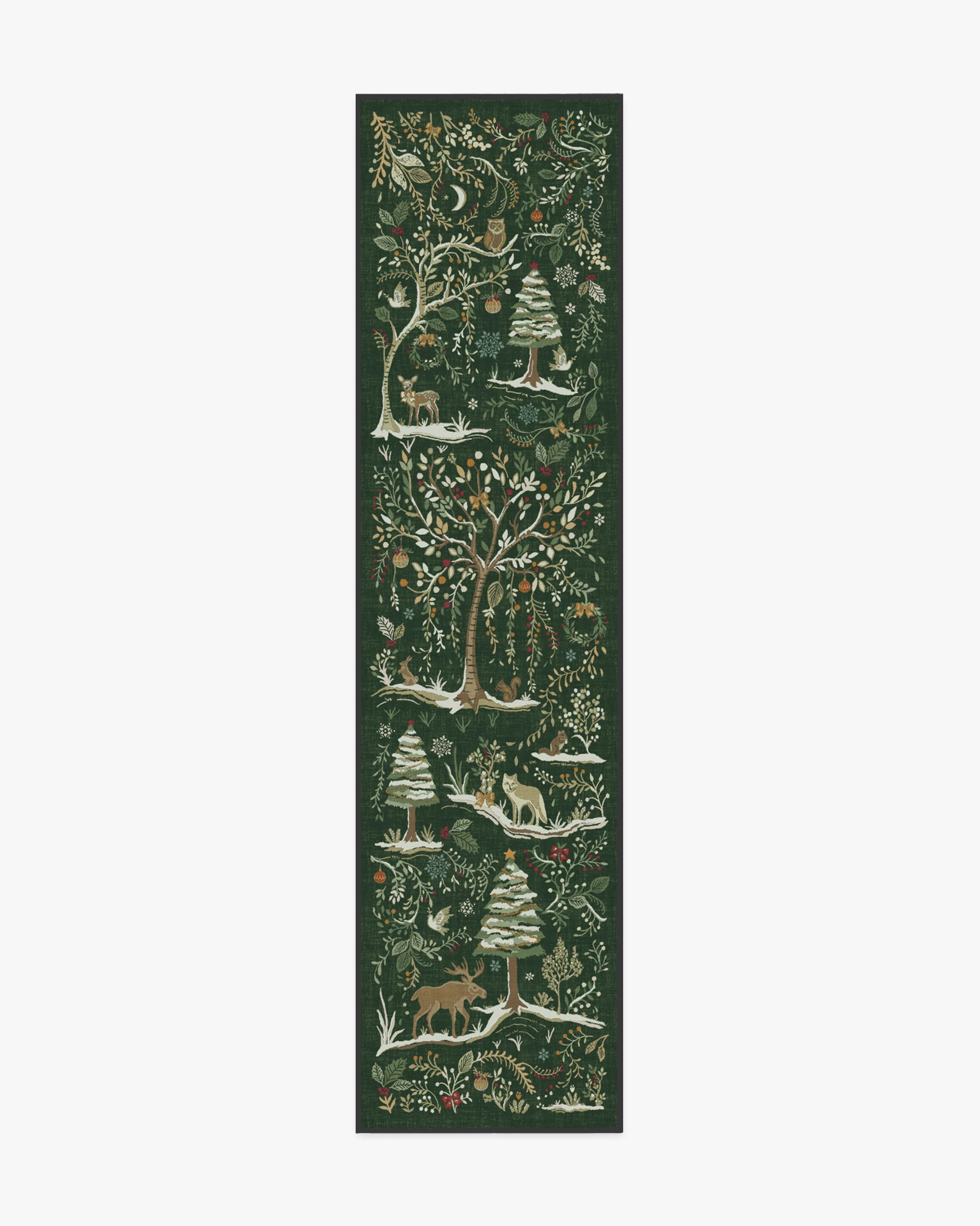 Elwood Forest Green Flatwoven Rug