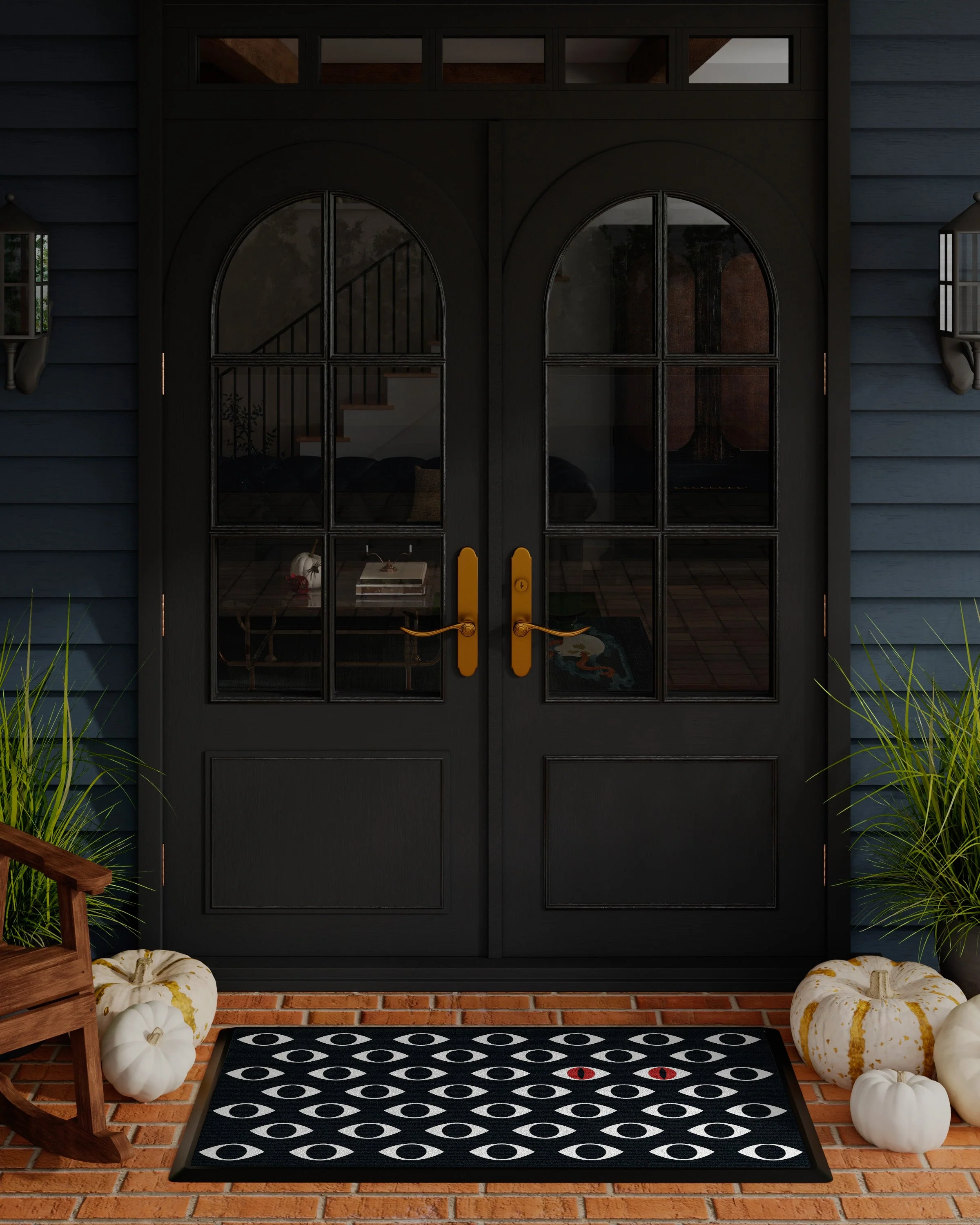 Monster Eyes Large Doormat