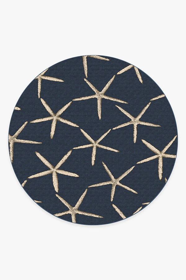 Starfish Navy Rug