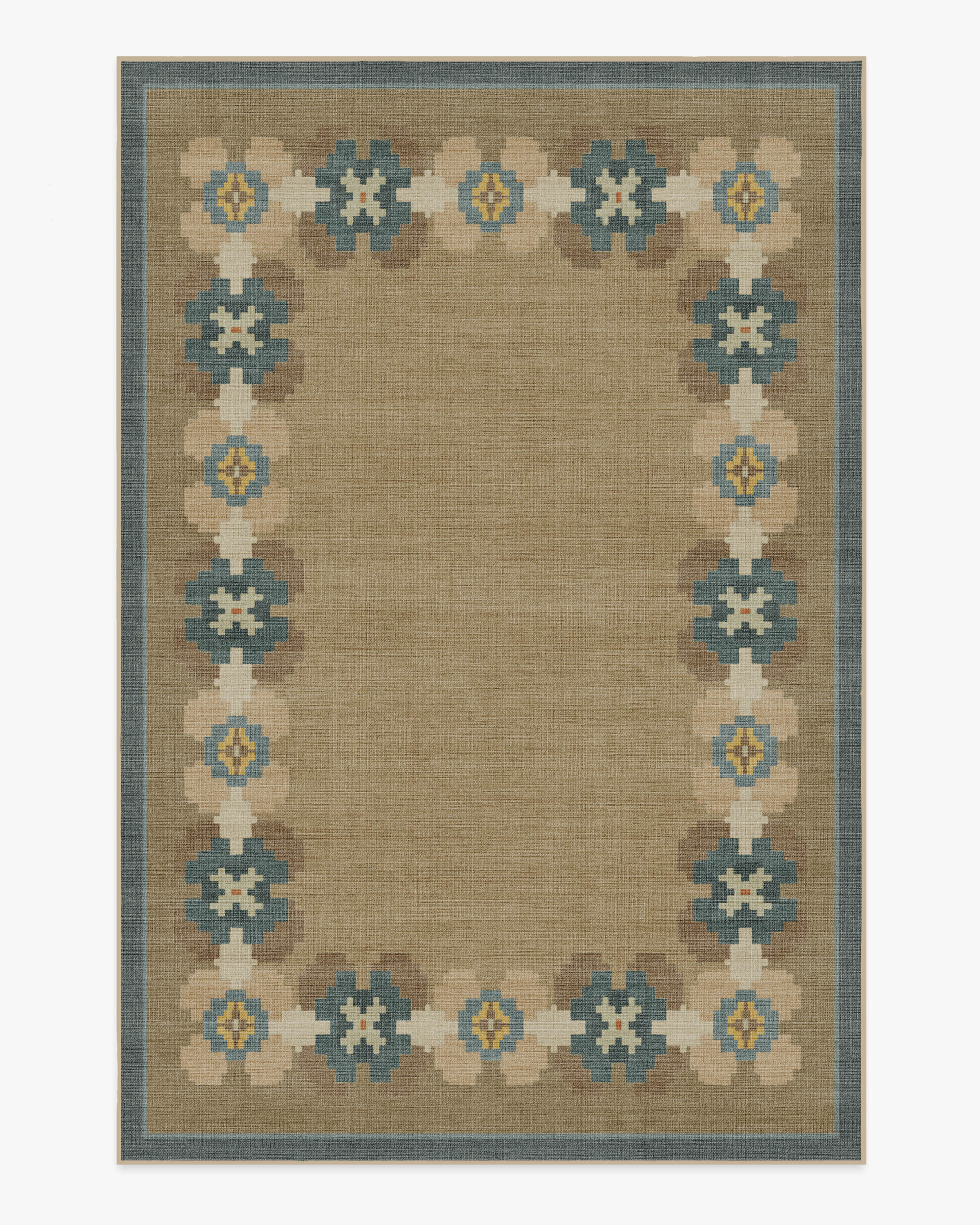 Aster Soft Blue Re-Jute Rug