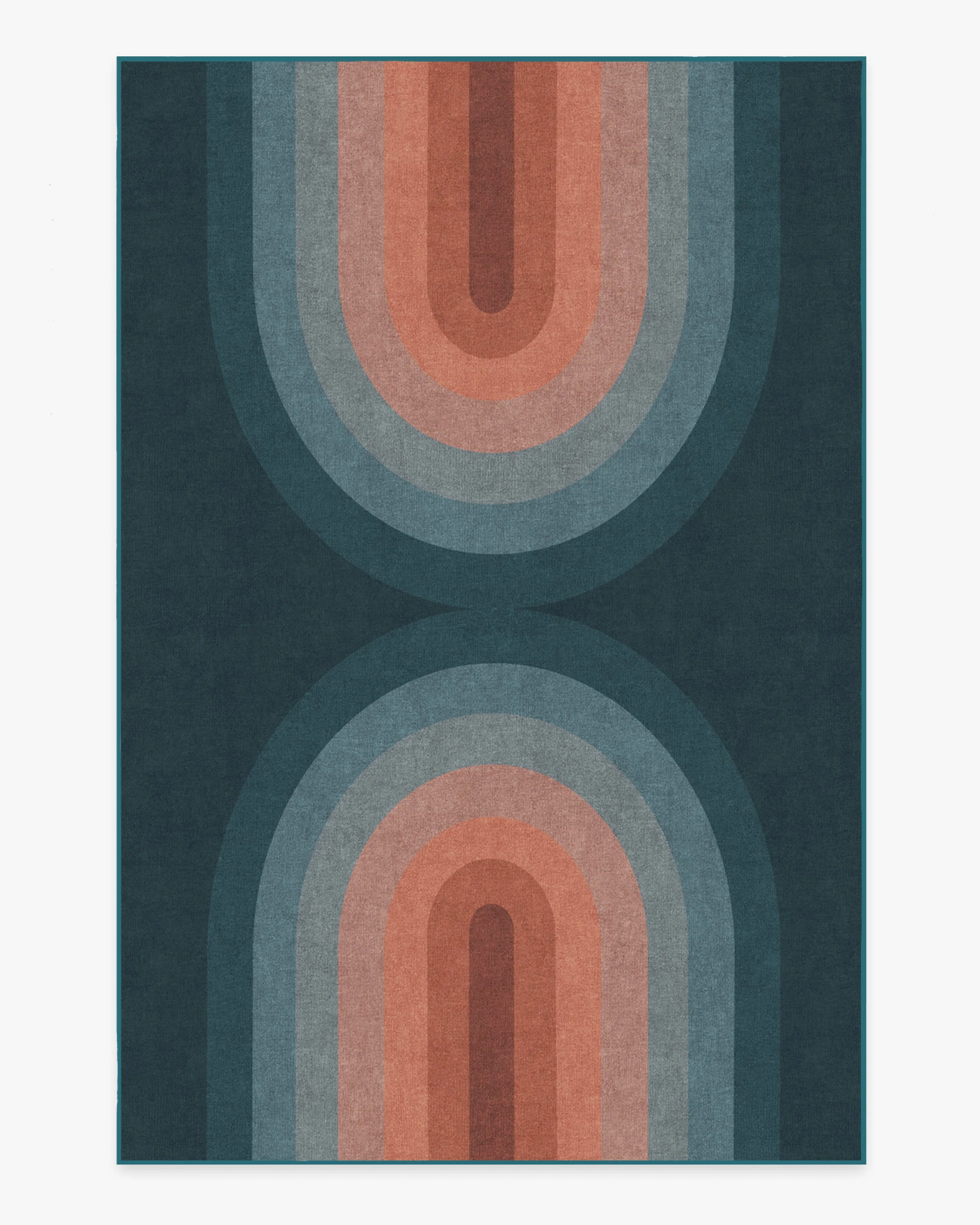 Absida Teal Flatwoven Rug