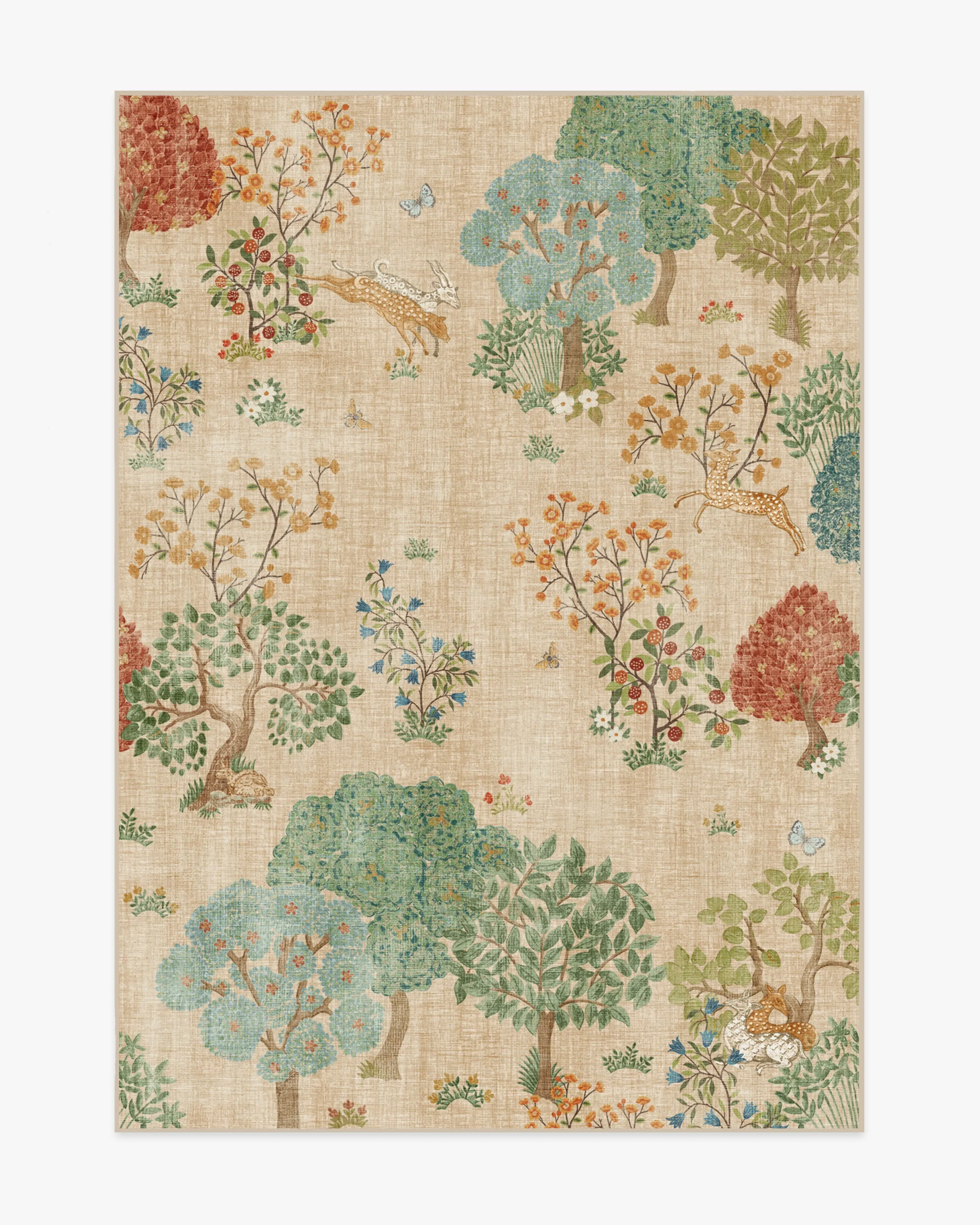 Pamir Garden Fern Rug by Sanderson