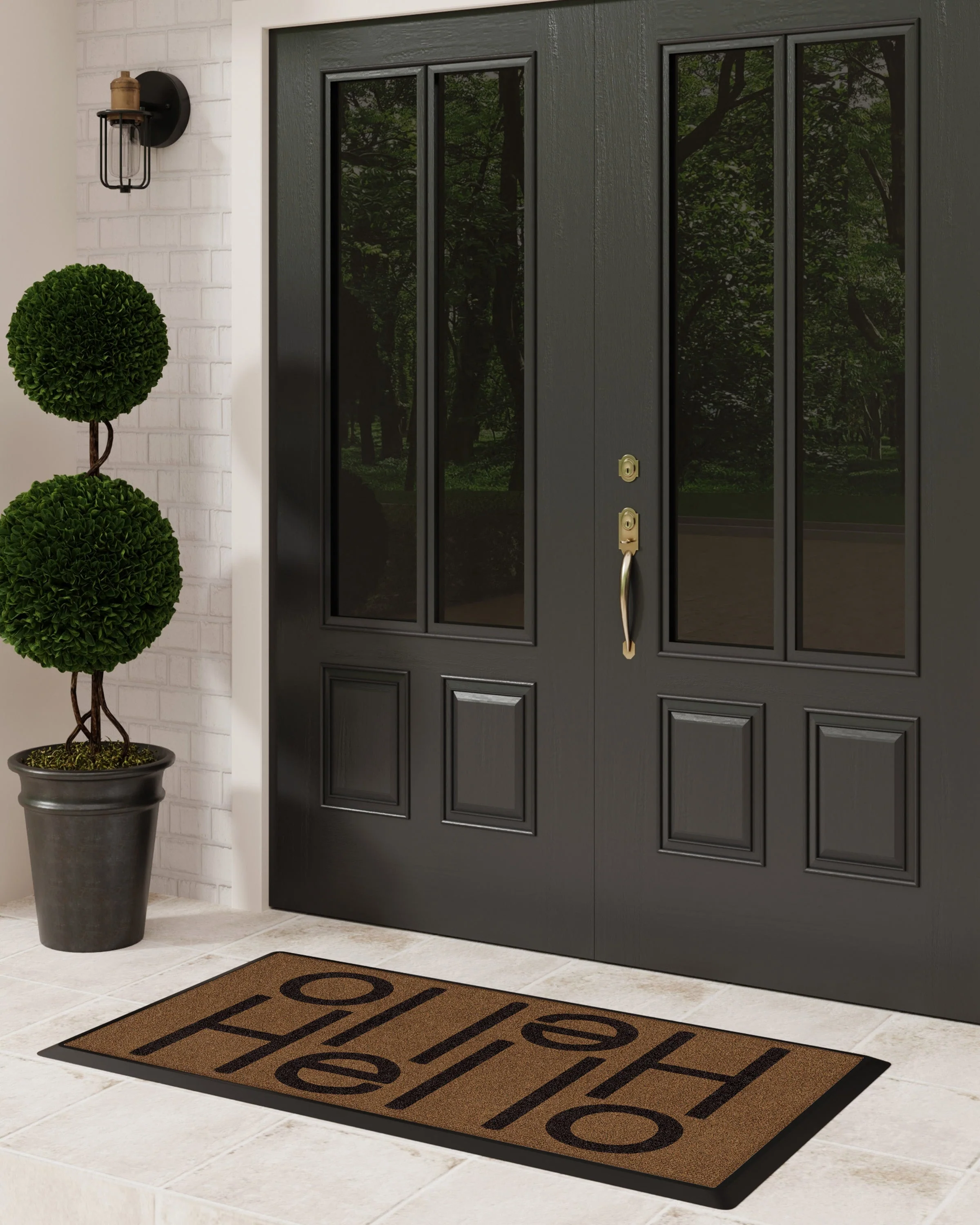 Hello Large Doormat