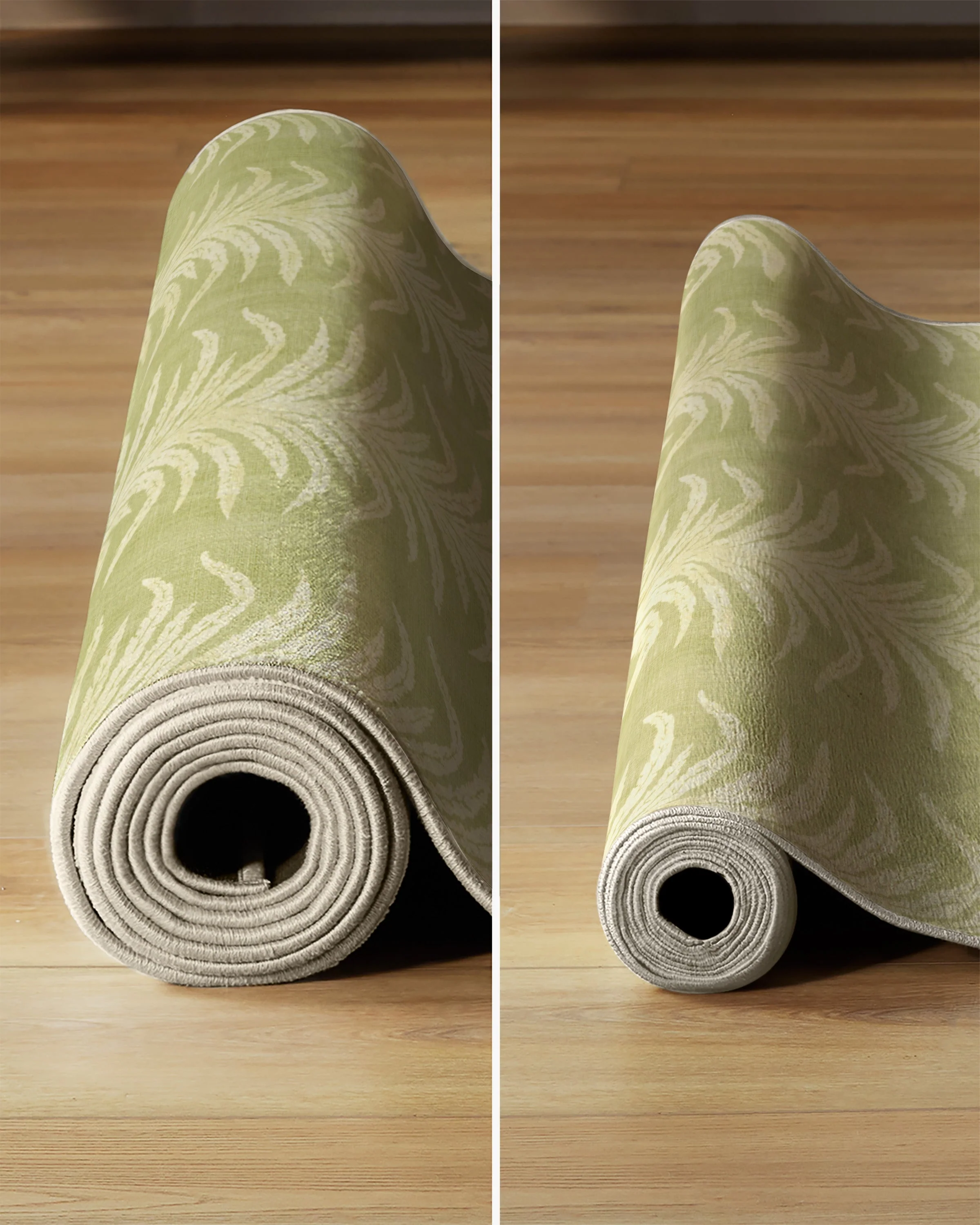 Tree Fern Matcha Green Rug by Sanderson