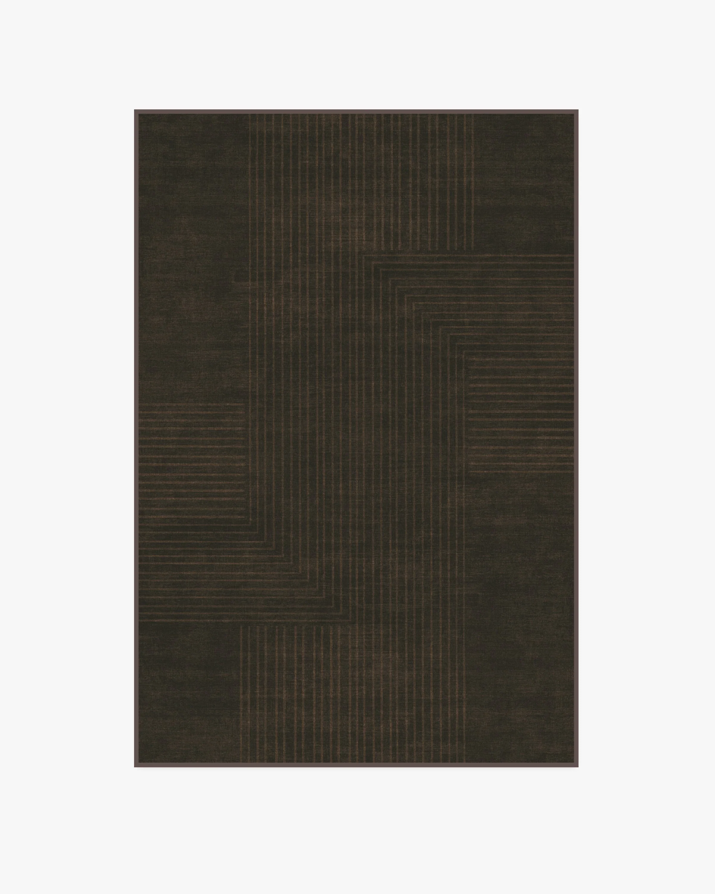 Bel Air Dark Chocolate Flatwoven Rug by The Hiltons