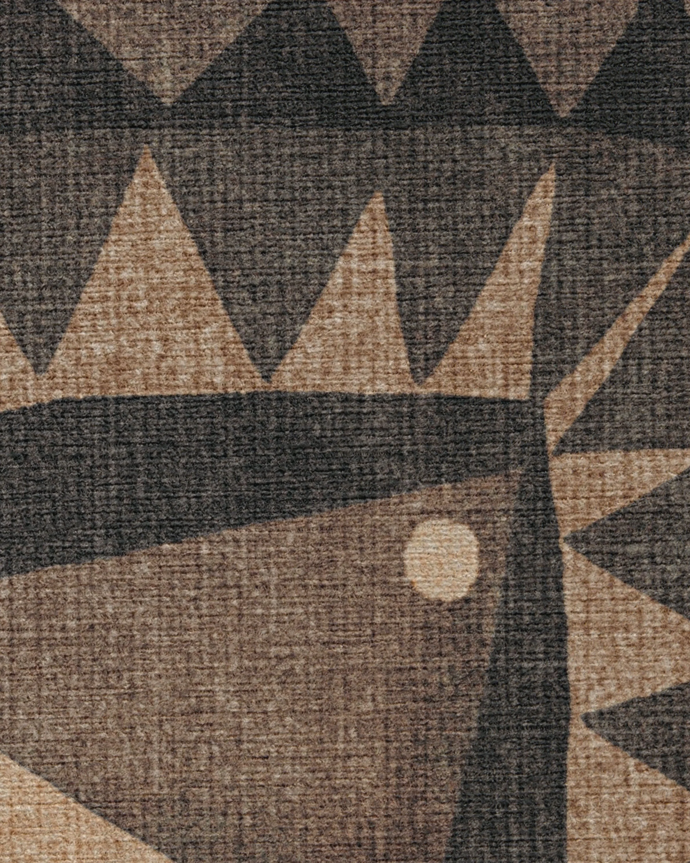 Hilma Charcoal Flatwoven Rug by Justina Blakeney