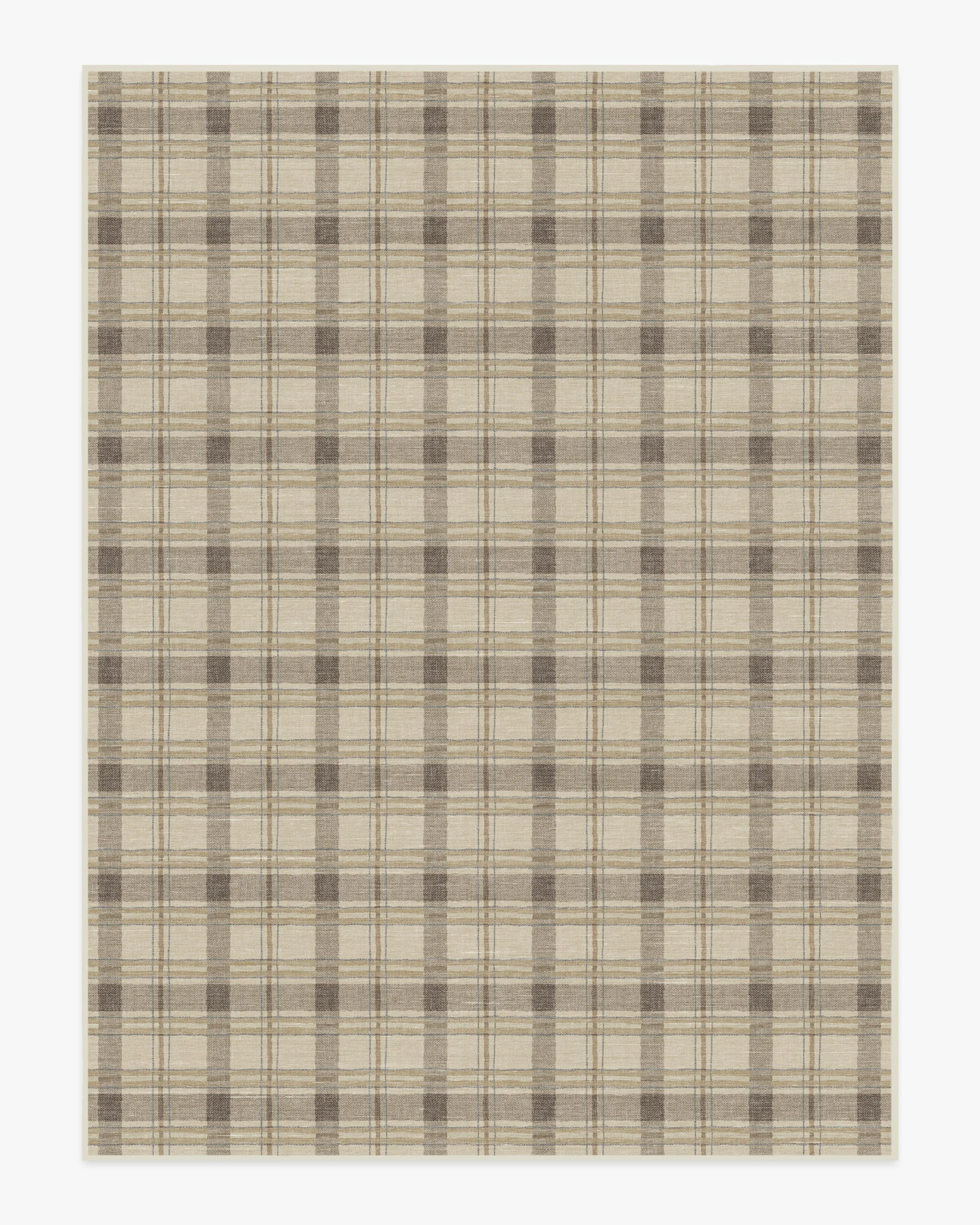 Piper Plaid Neutral Flatwoven Rug