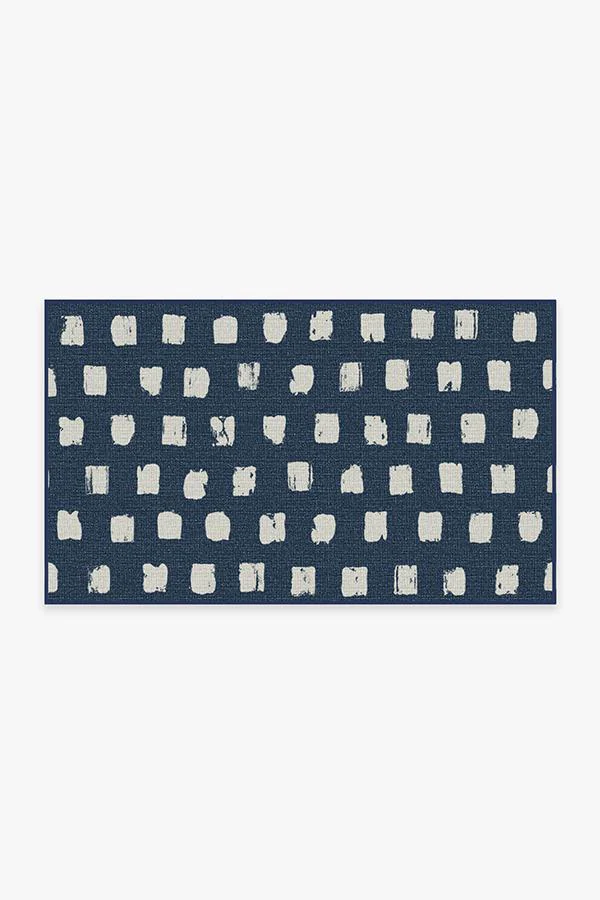 Cobblestone Navy Outdoor Rug