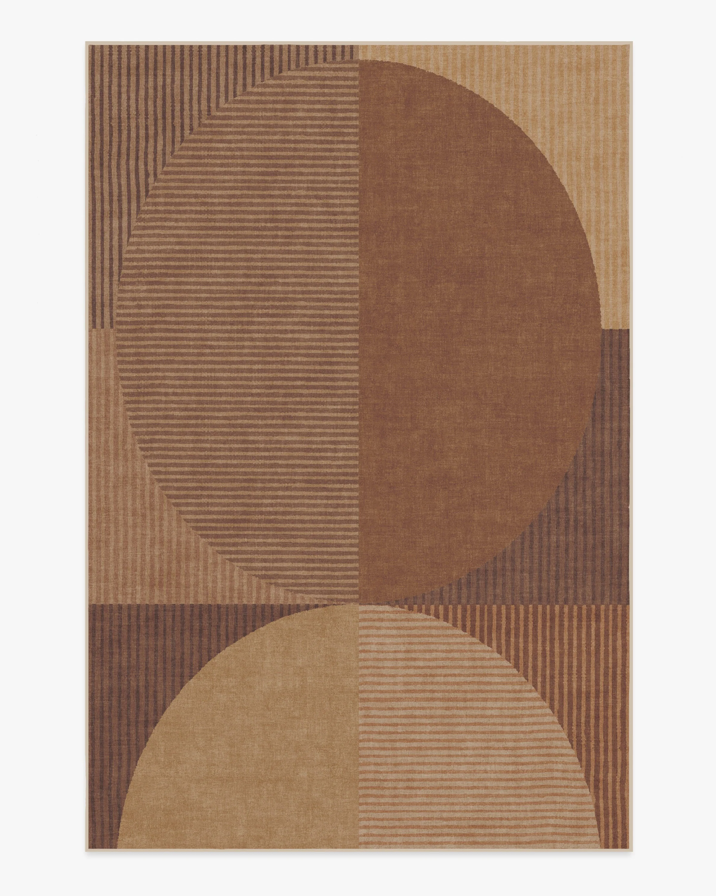 Harlow Copper & Brown Flatwoven Rug