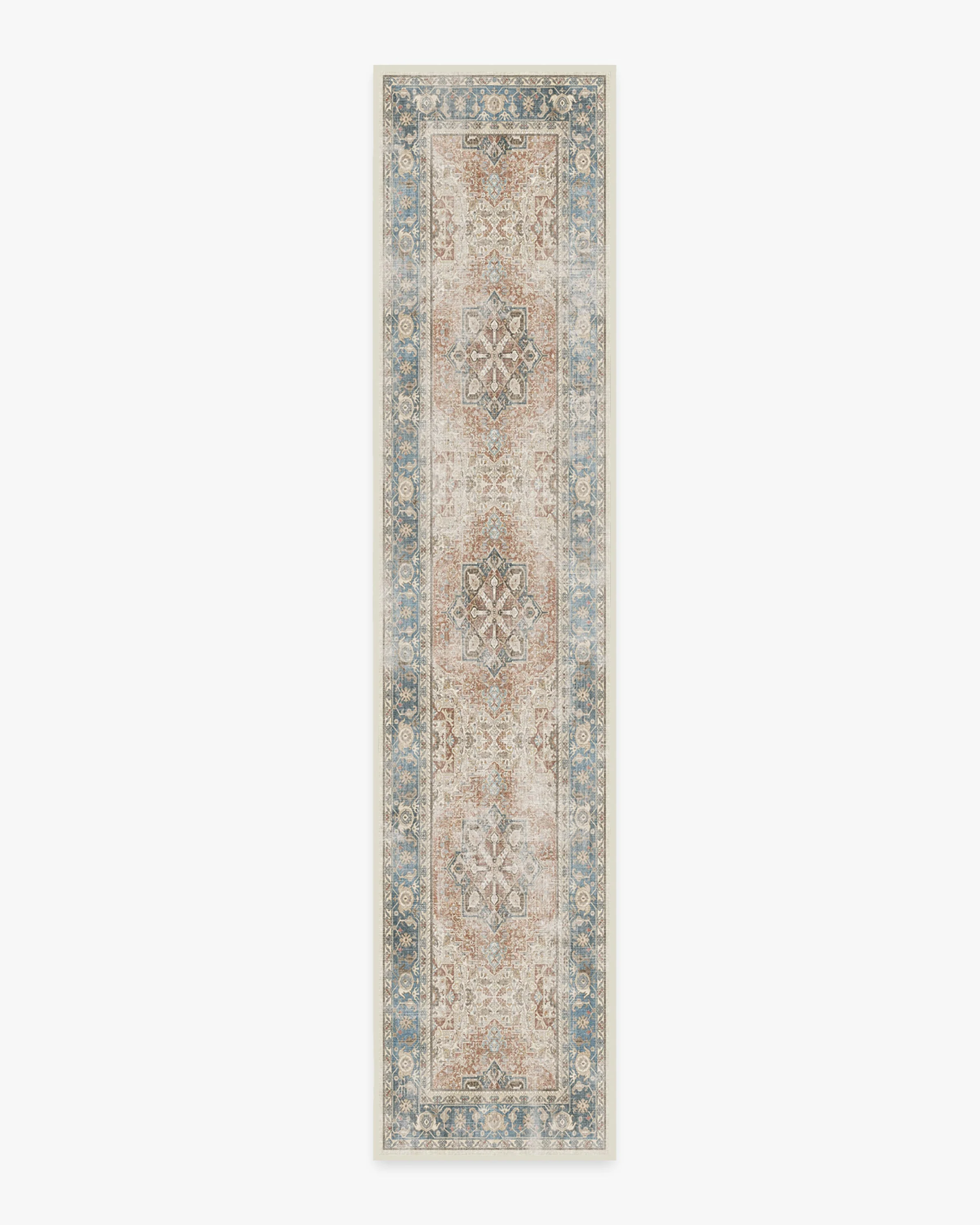 Kamran Coral Flatwoven Rug