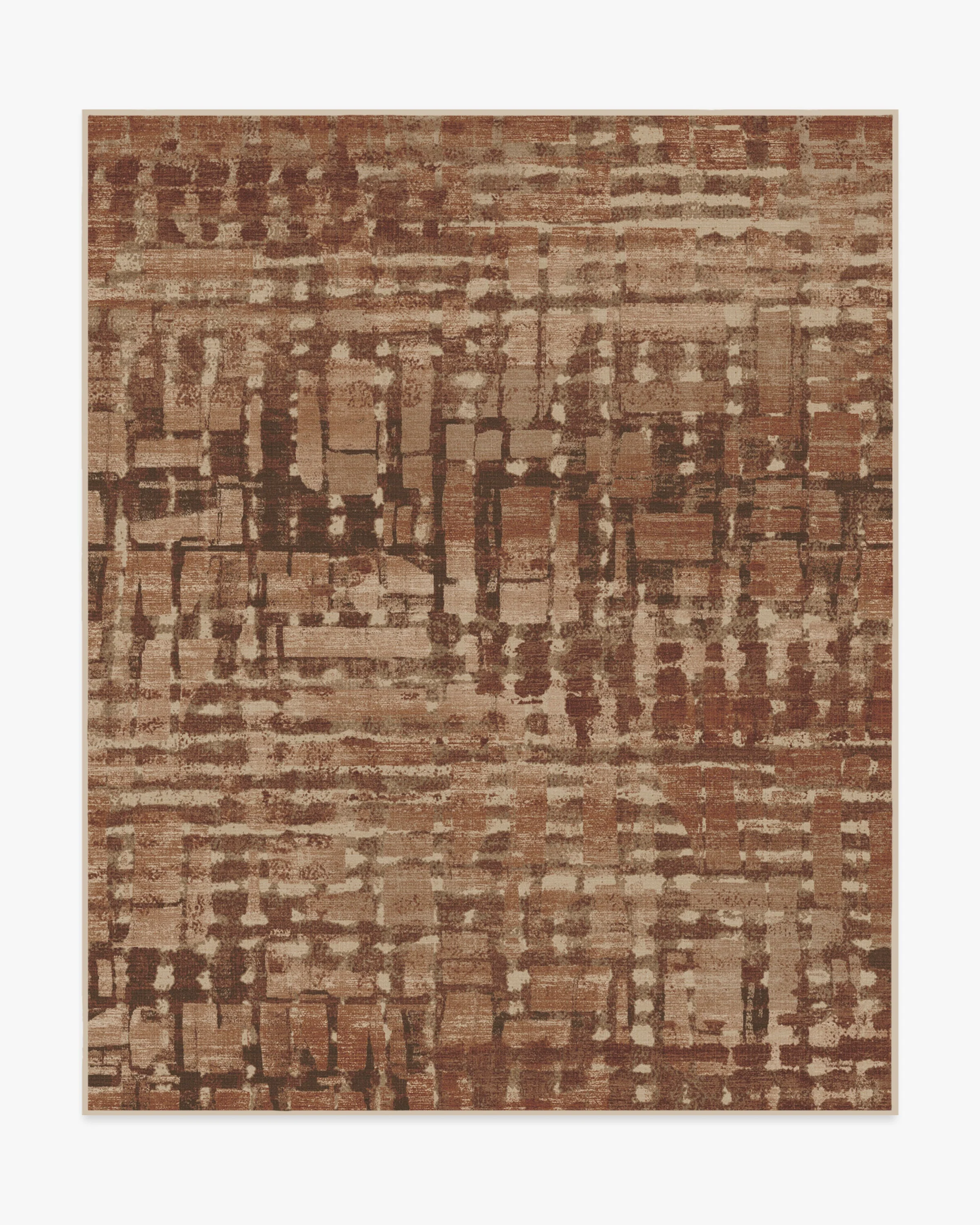 Brooklyn Copper Clay Rug by Architectural Digest