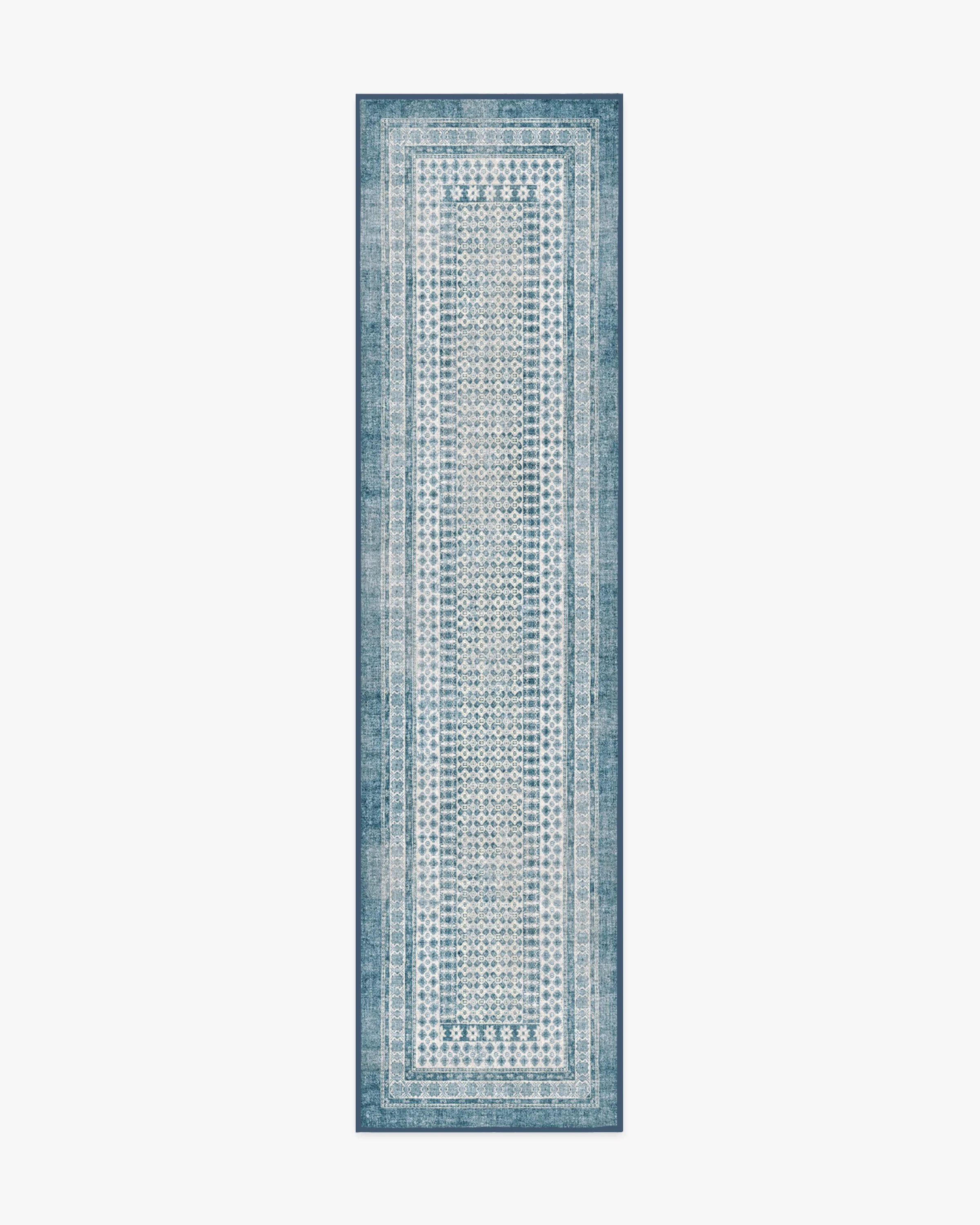 Cyrus Ocean & Ivory Outdoor Rug