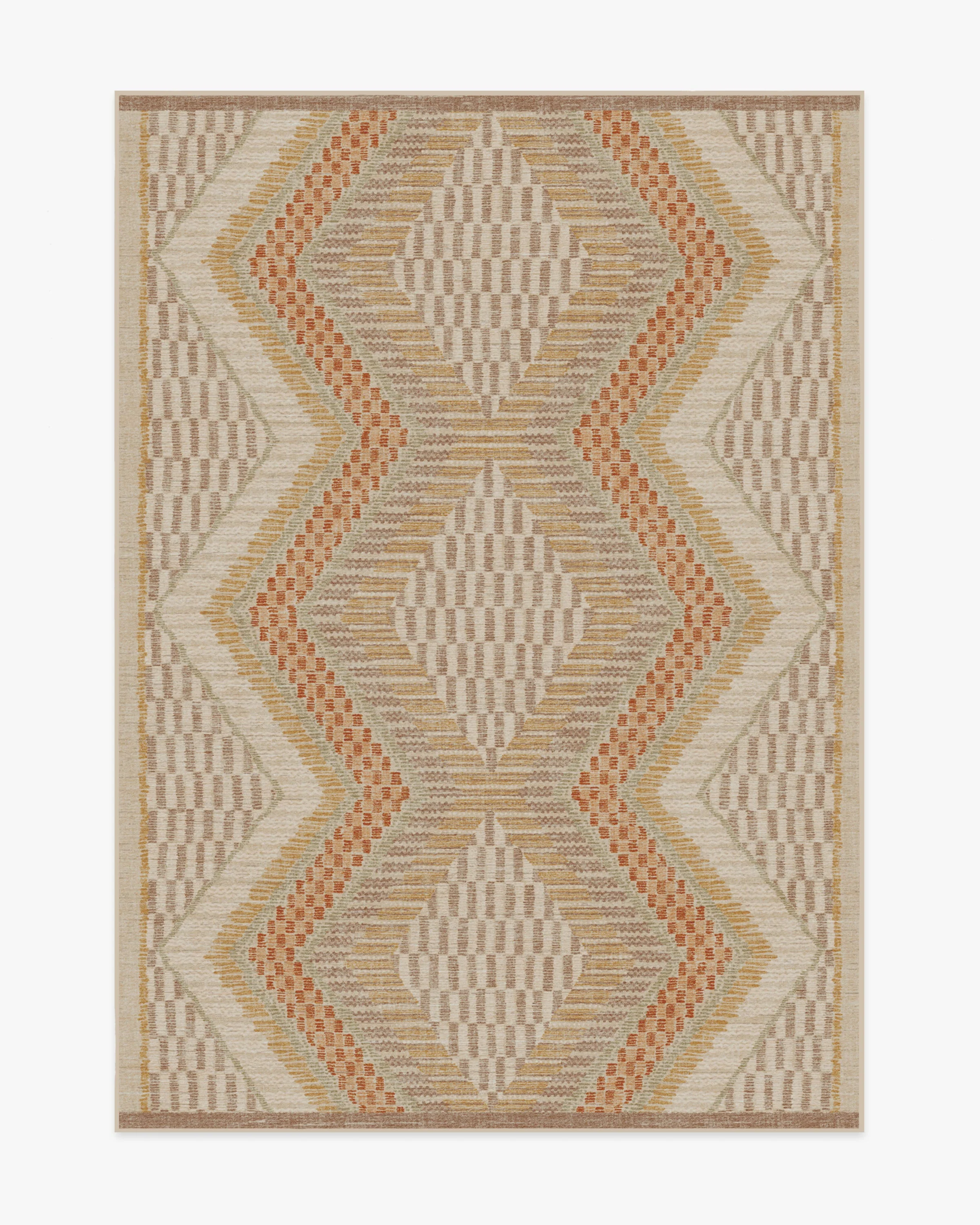Etta Natural & Terra Flatwoven Rug by Justina Blakeney