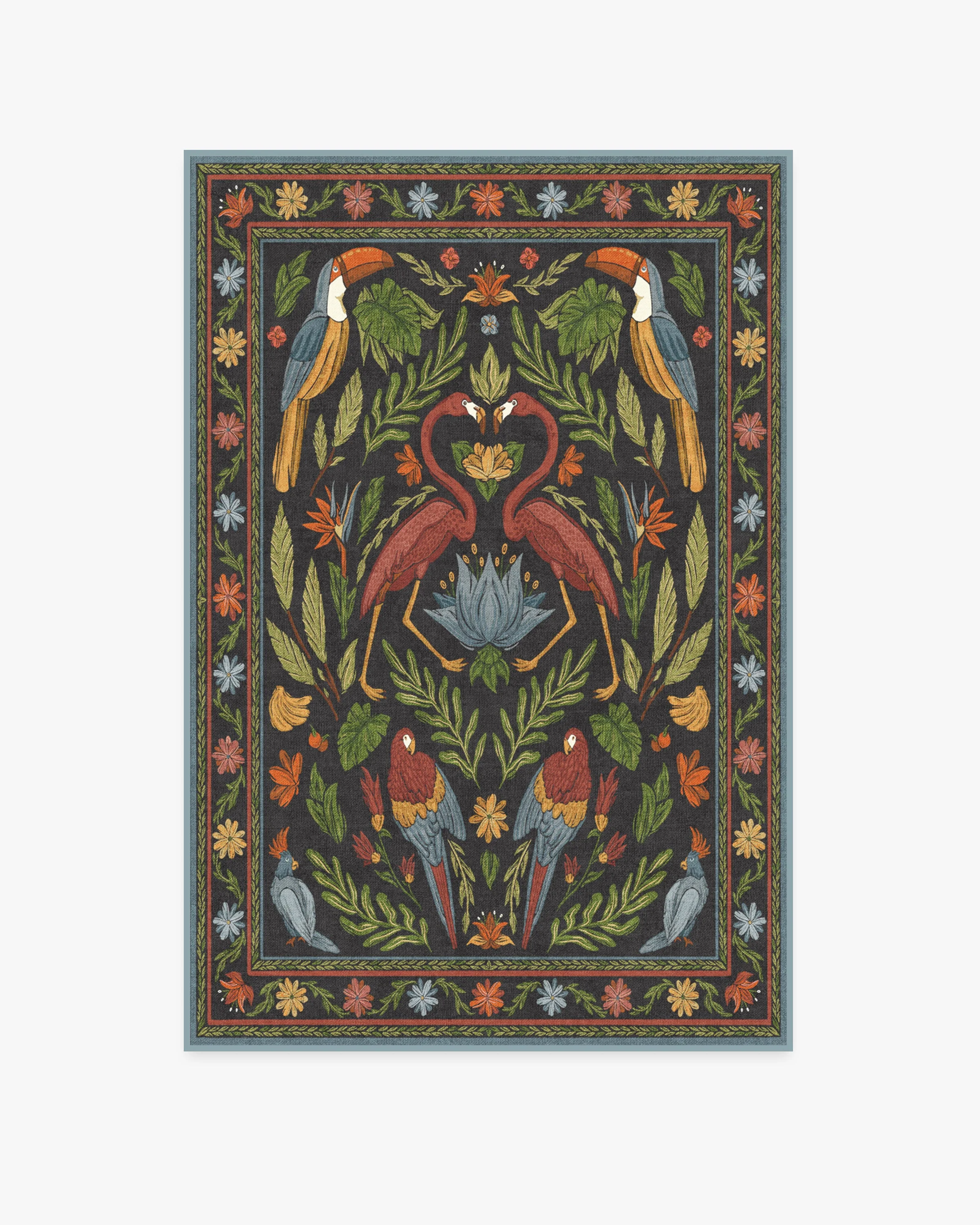 Birds Of A Feather Rug by Iris Apfel
