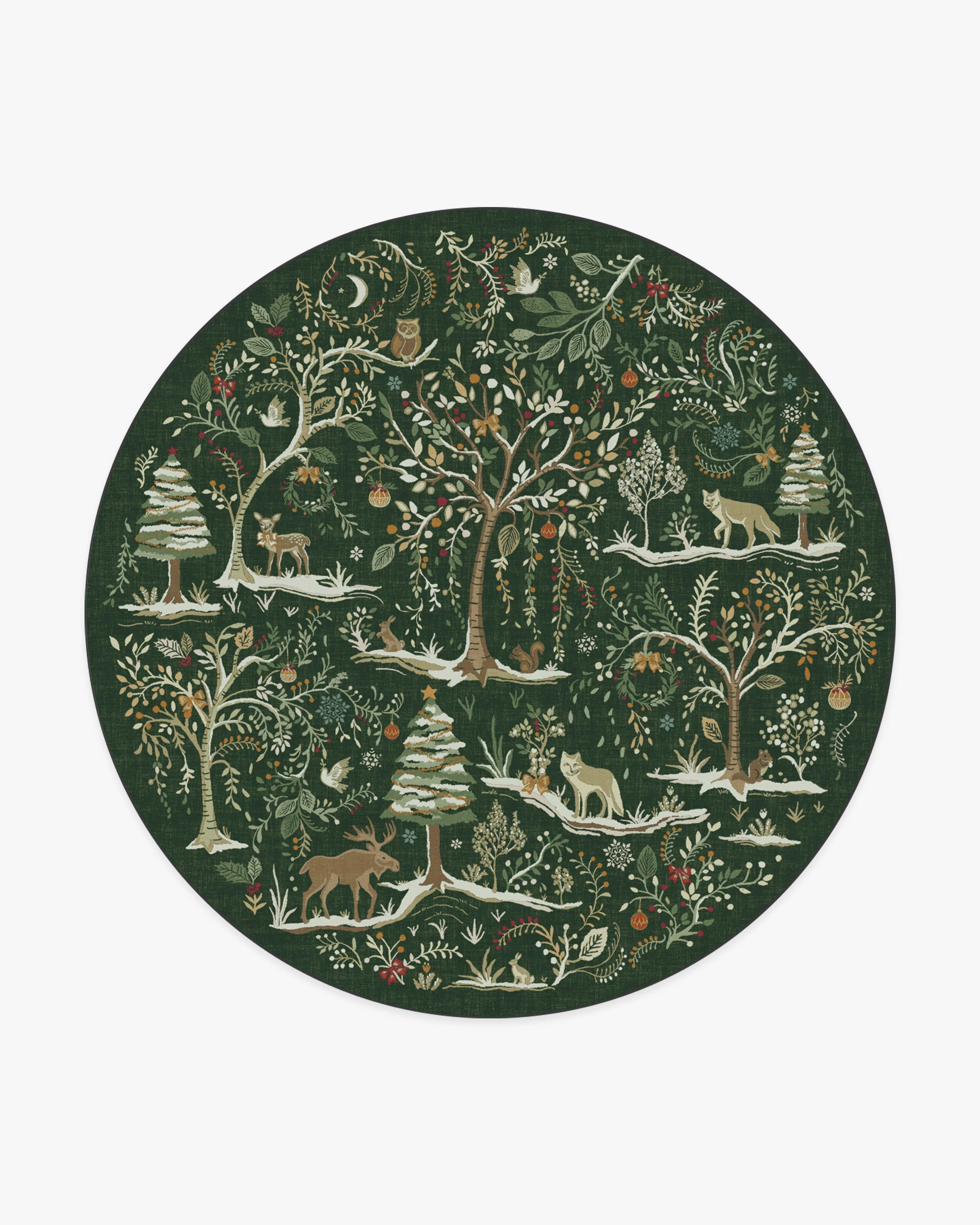 Elwood Forest Green Flatwoven Rug