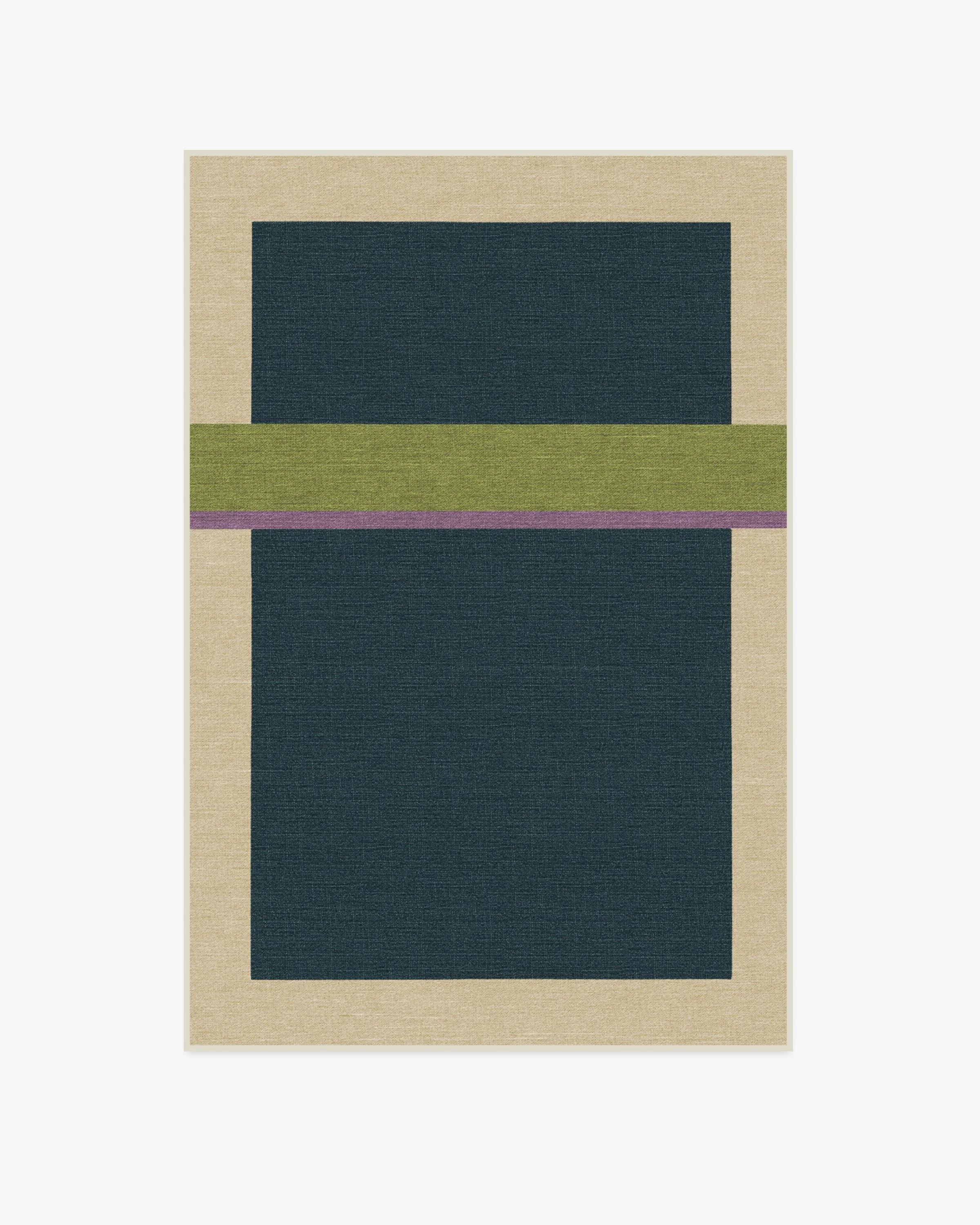 Breakout Teal & Chartreuse Rug by Architectural Digest
