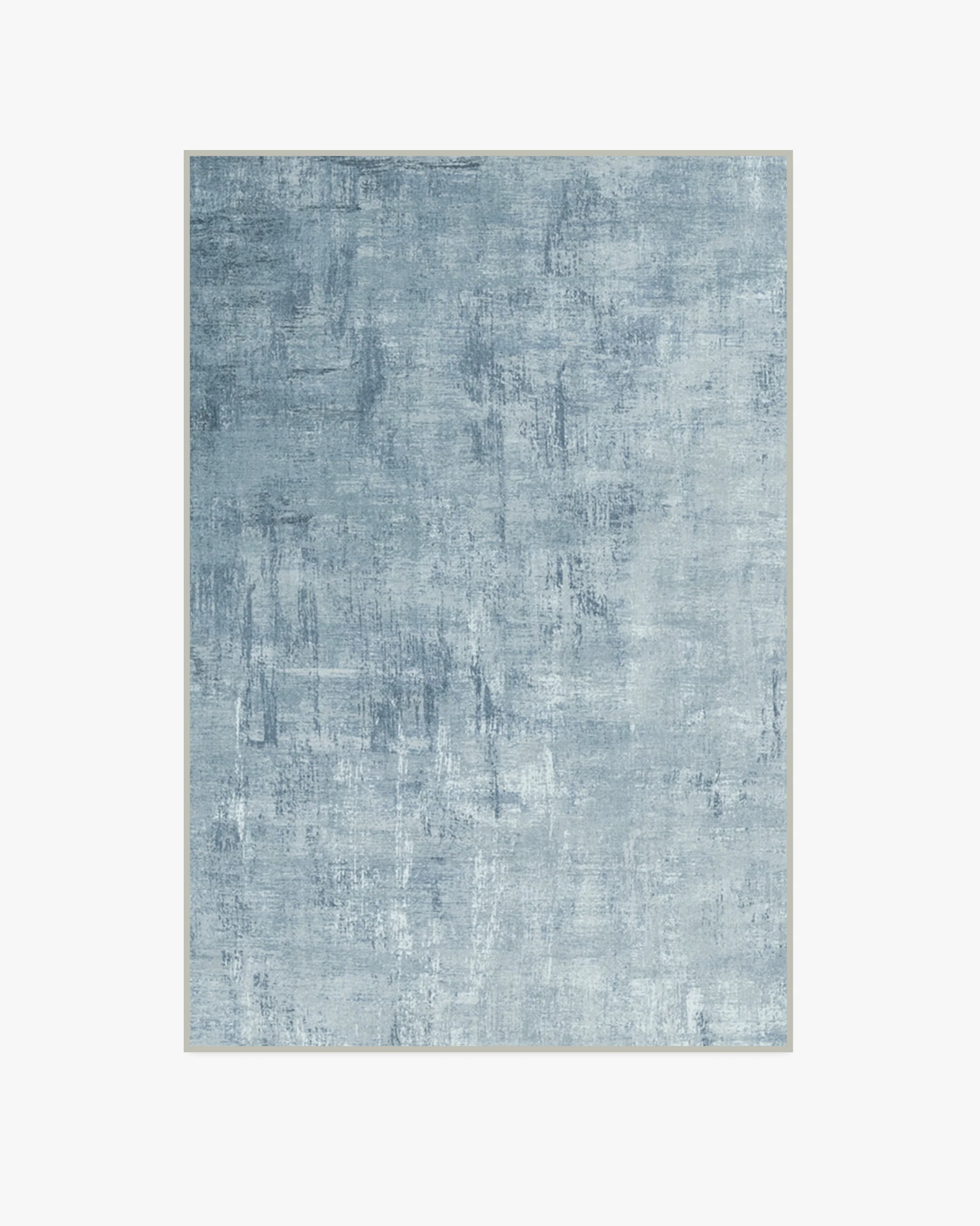 Impasto Slate Blue Flatwoven Rug