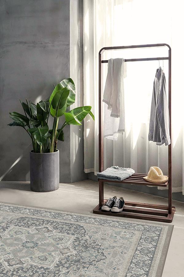 Hendesi Heriz Abalone Flatwoven Rug