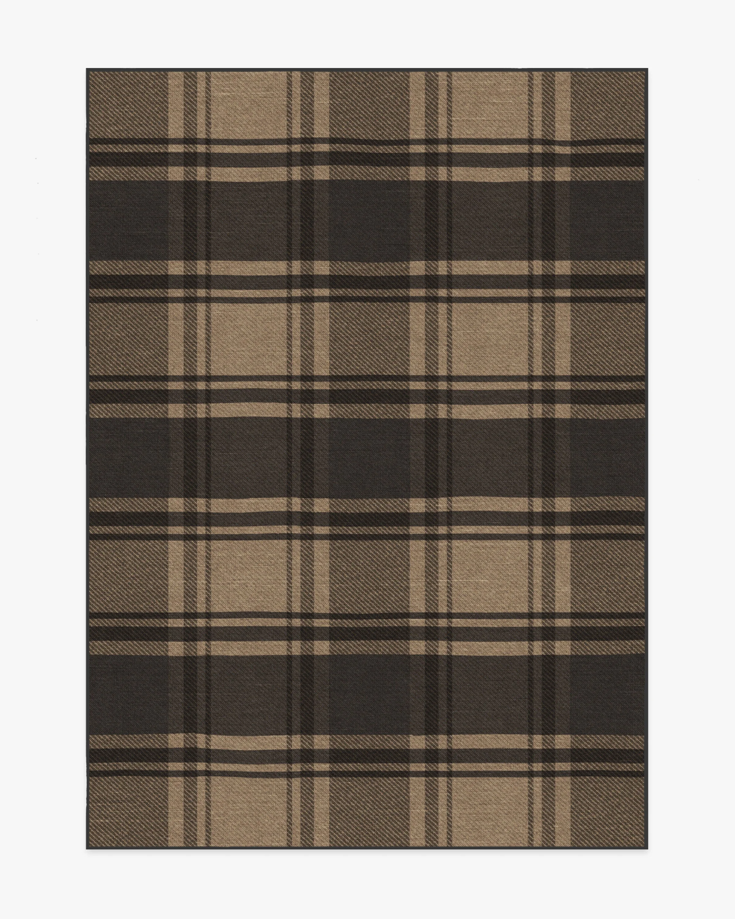 Easton Plaid Charcoal & Natural Rug