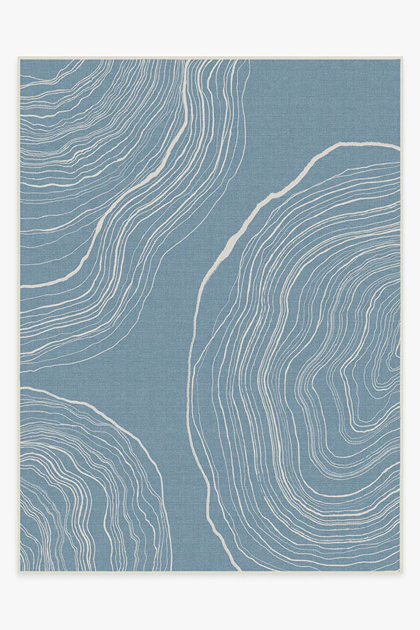 Kalder Slate Blue Outdoor Rug