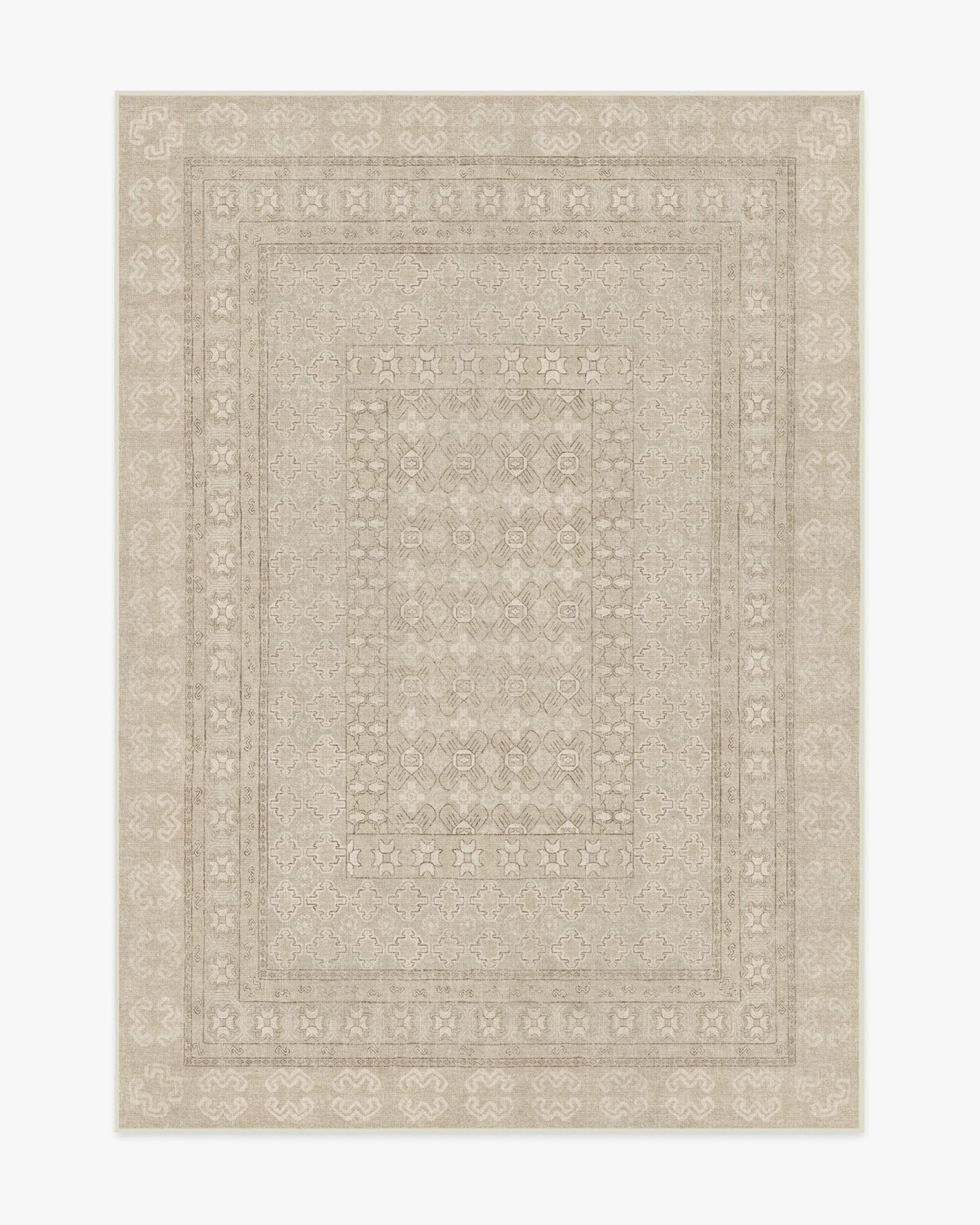 Cyrus Beige Ivory Flatwoven Rug
