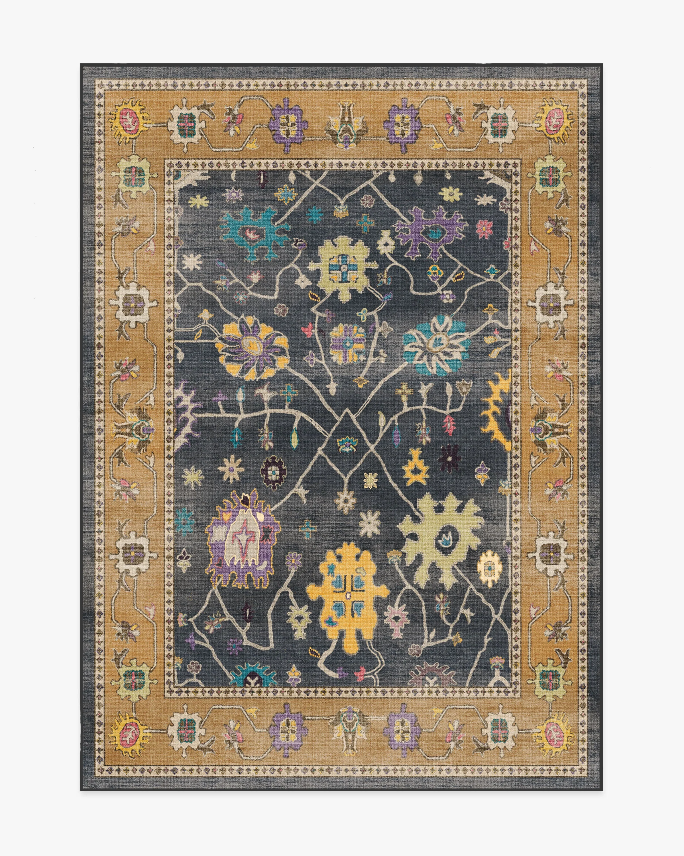 Jemima Vintage Ink Multicolor Rug