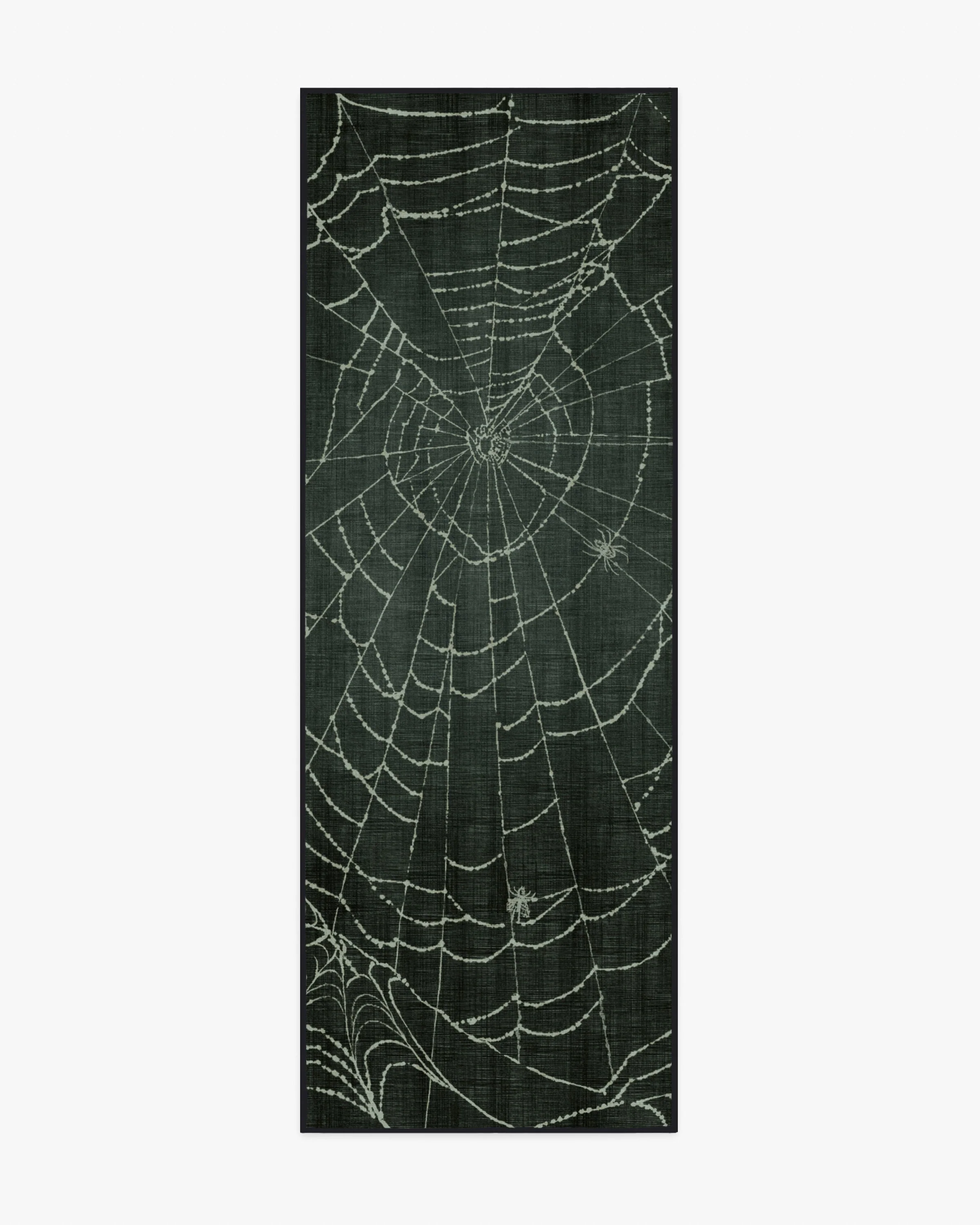 Web Soft Black Flatwoven Rug