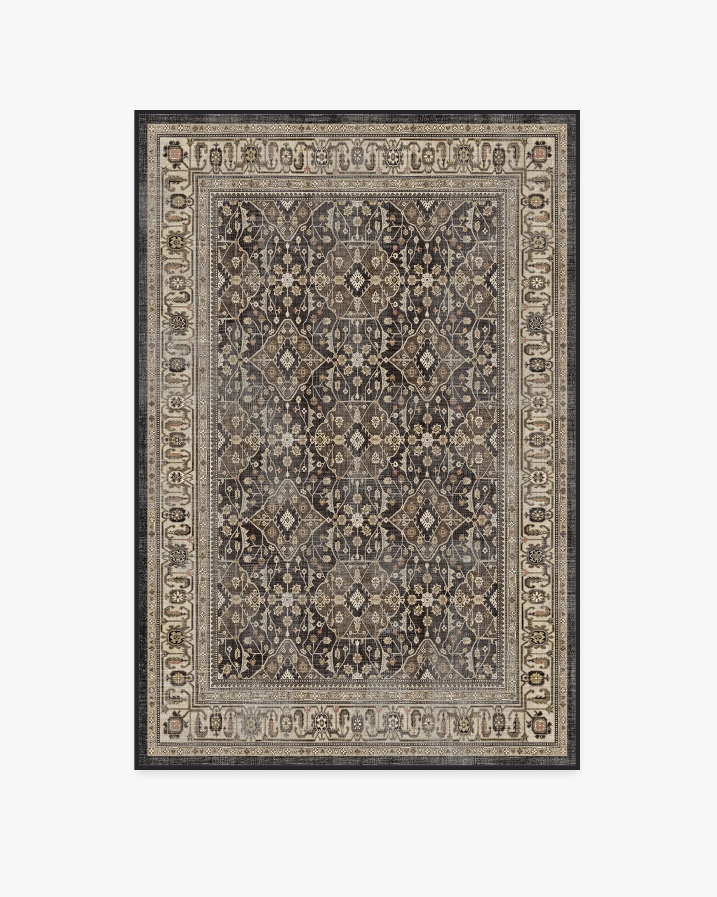 Alessia Dark Wood Flatwoven Rug