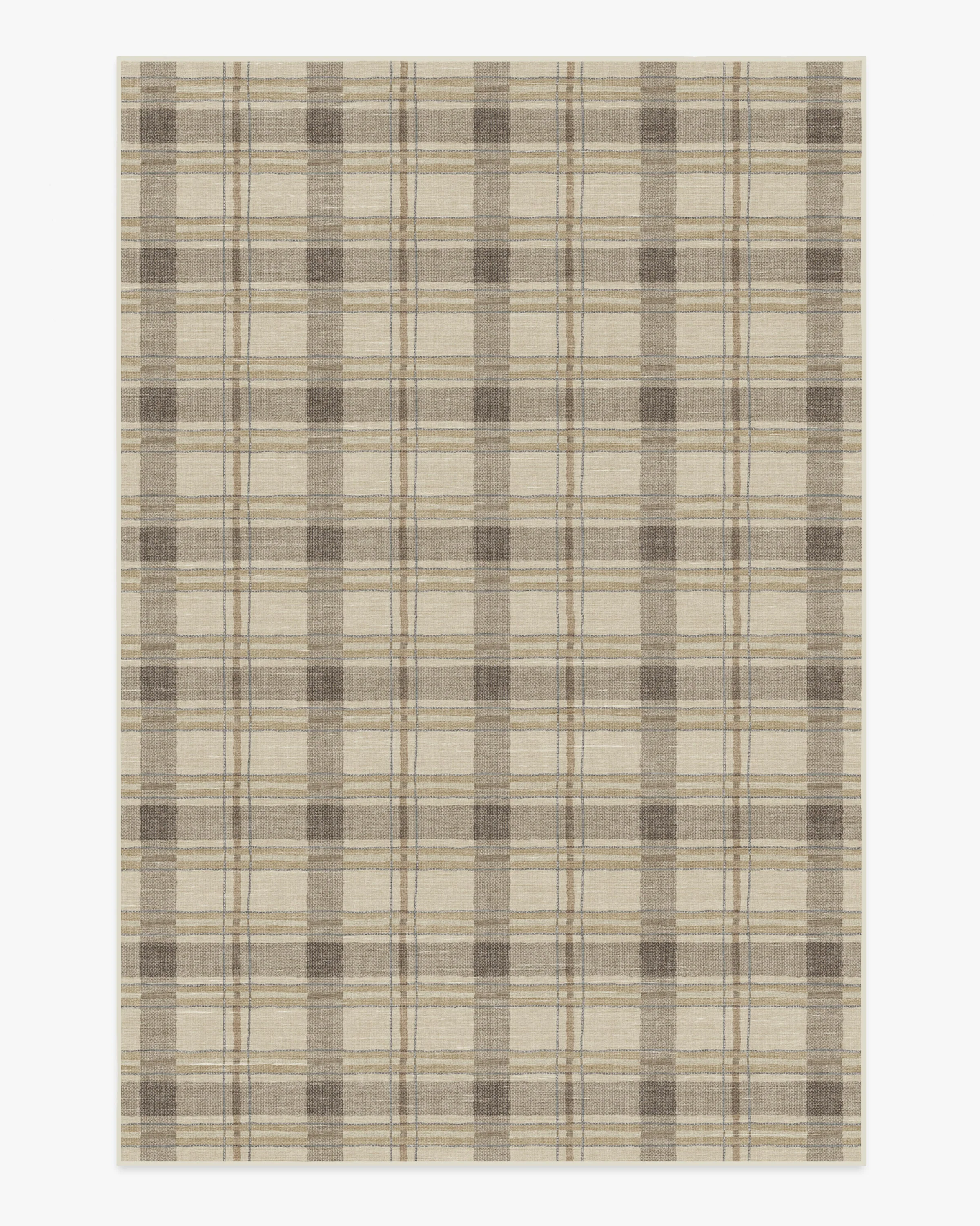 Piper Plaid Neutral Flatwoven Rug