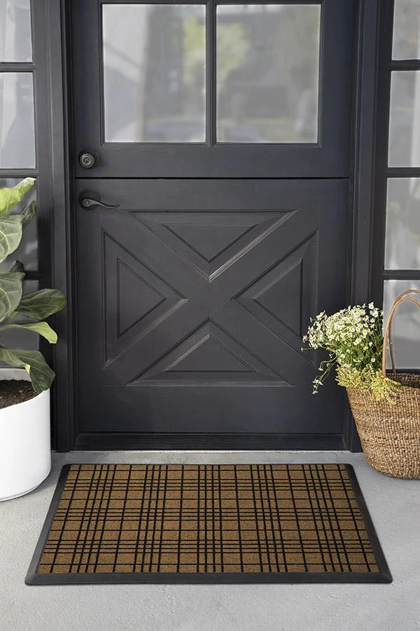 Linea Plaid Doormat