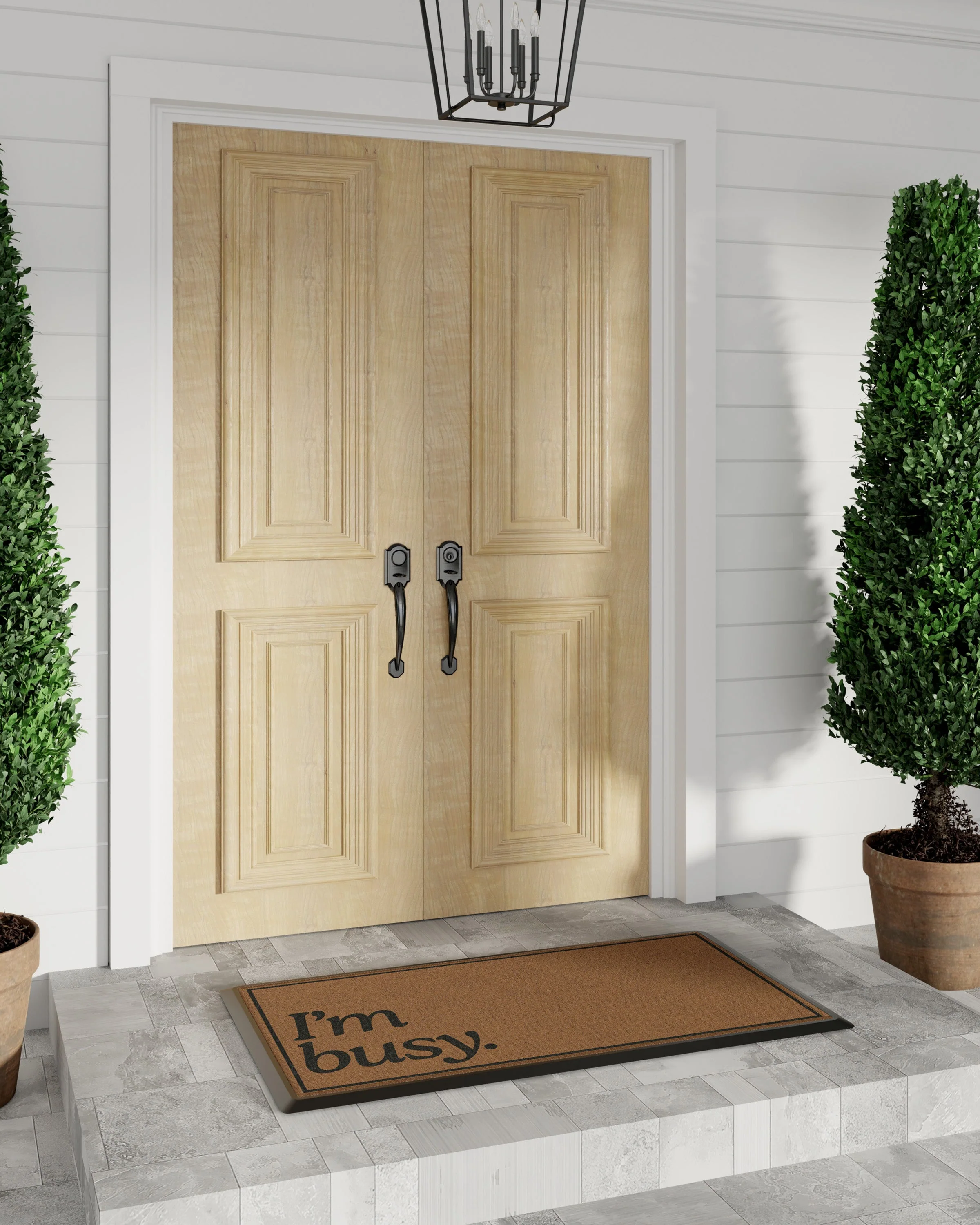 I'm Busy Large Doormat