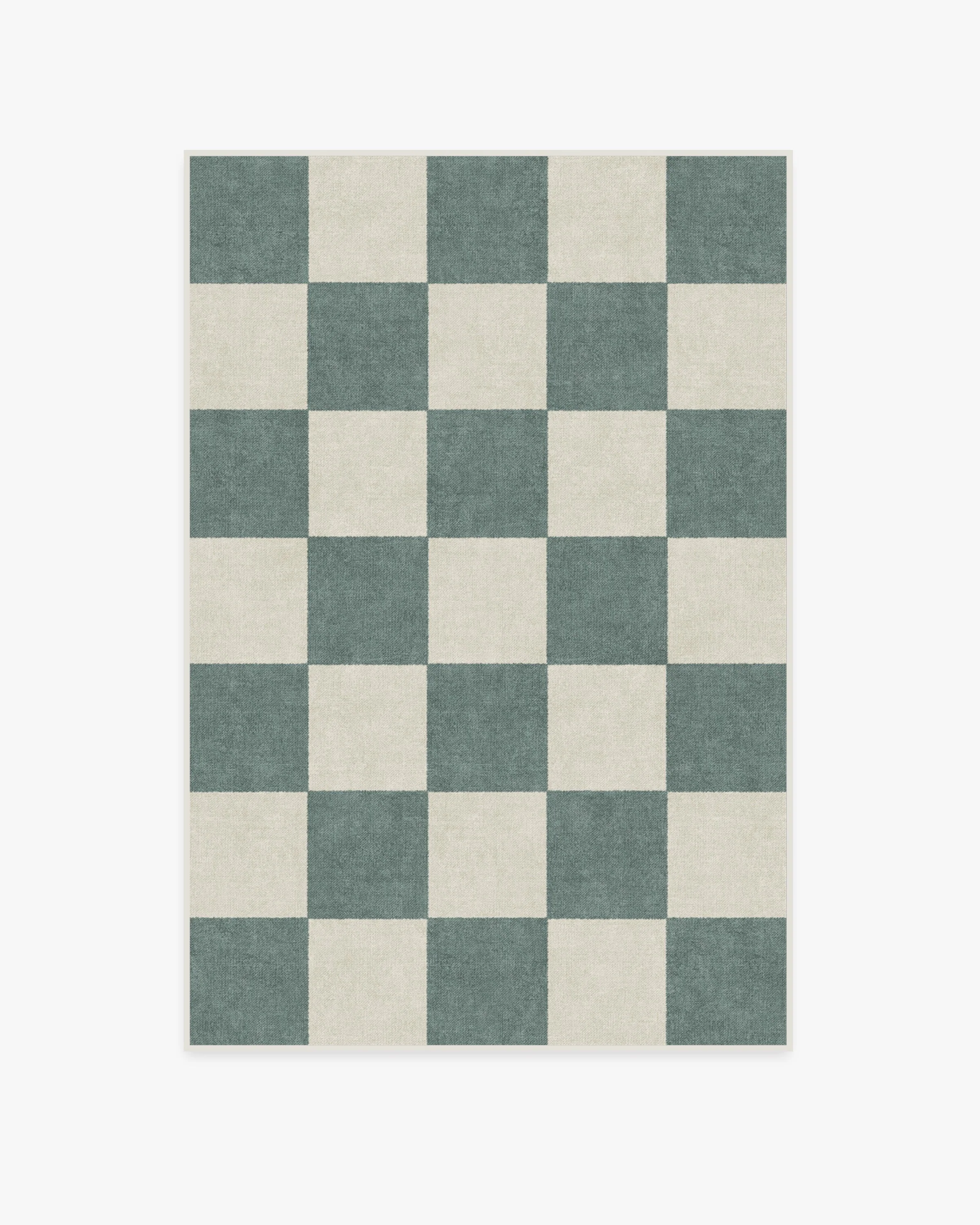 Jaque Checkered Slate Green Rug