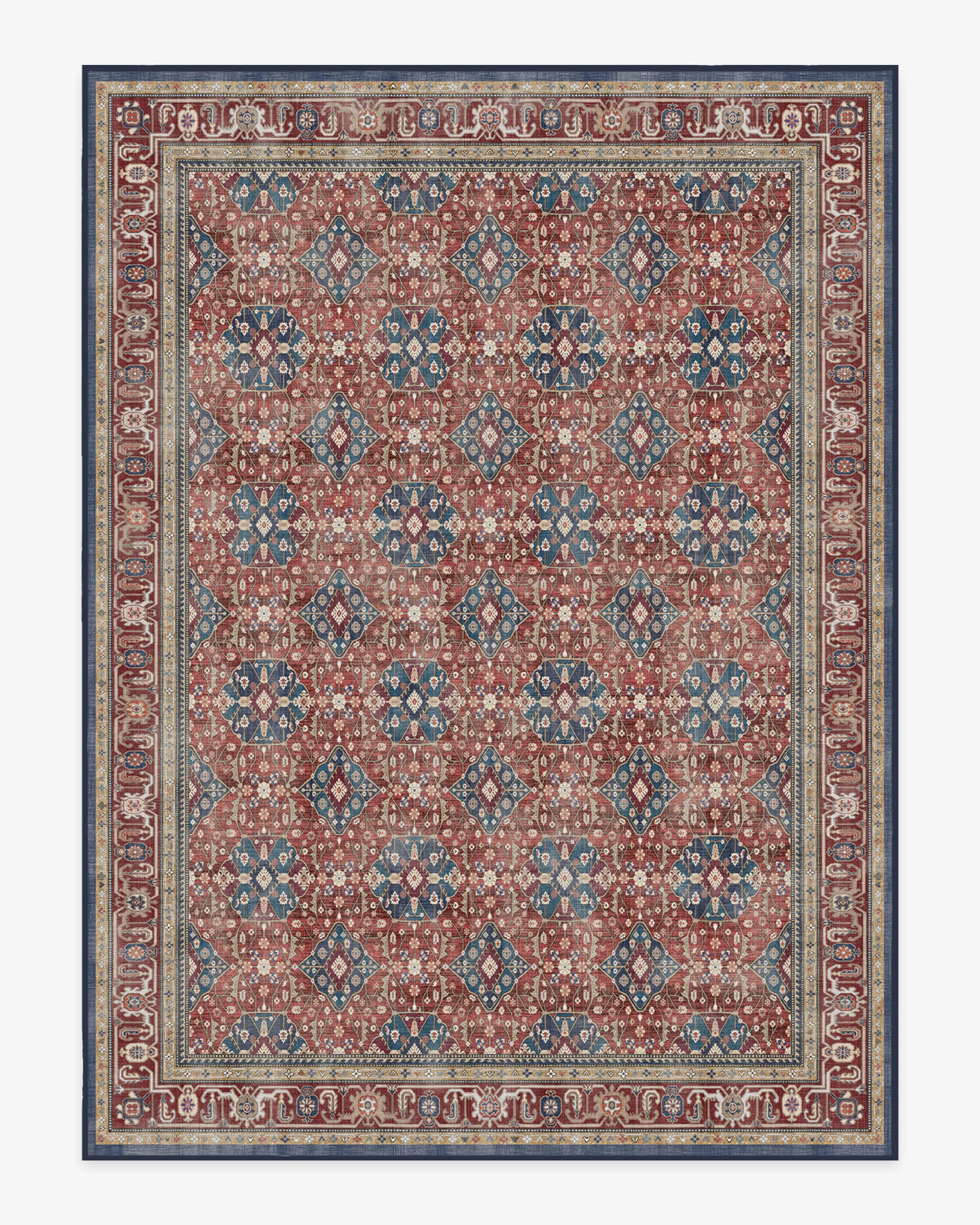 Alessia Royal Red Rug