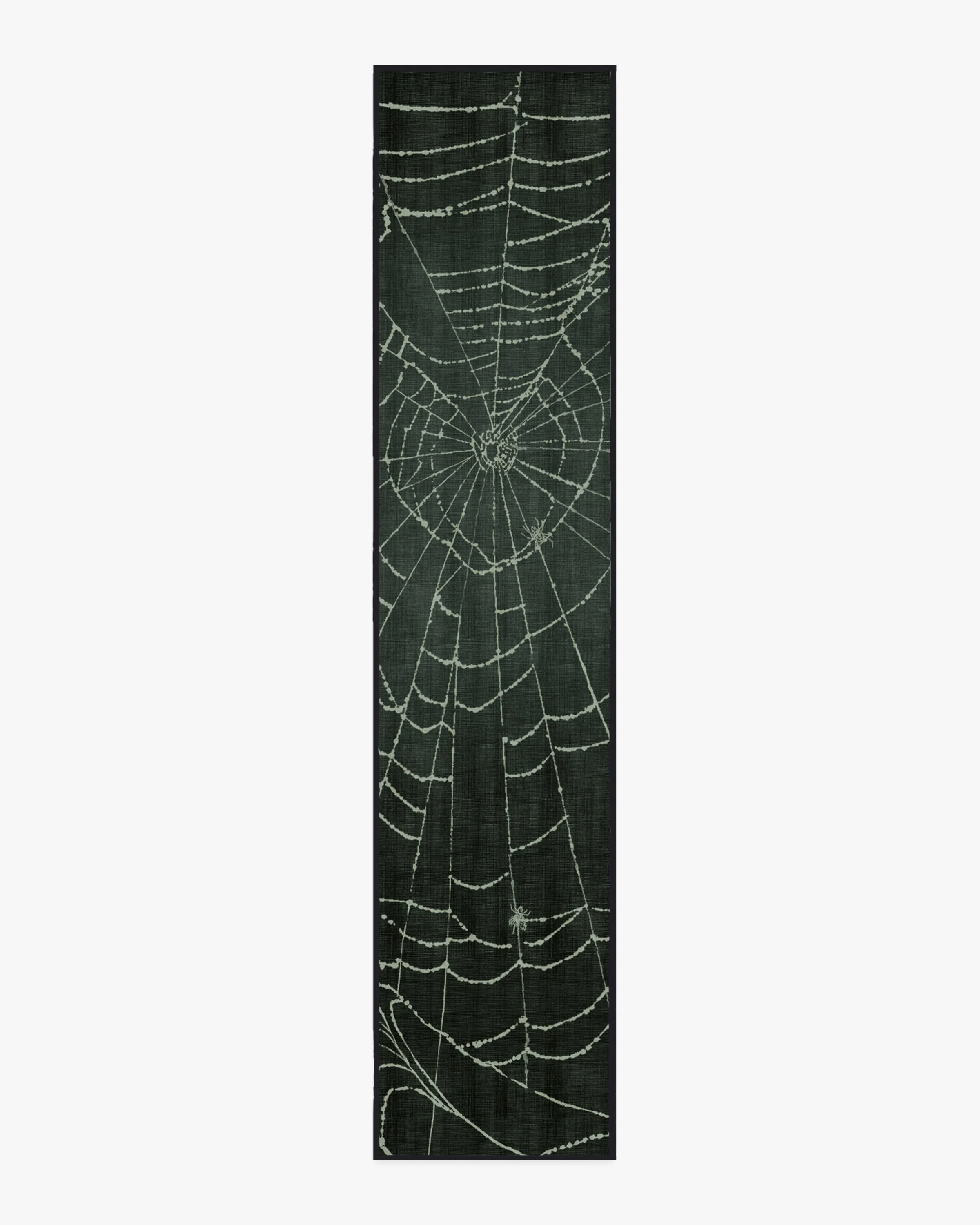 Web Soft Black Flatwoven Rug