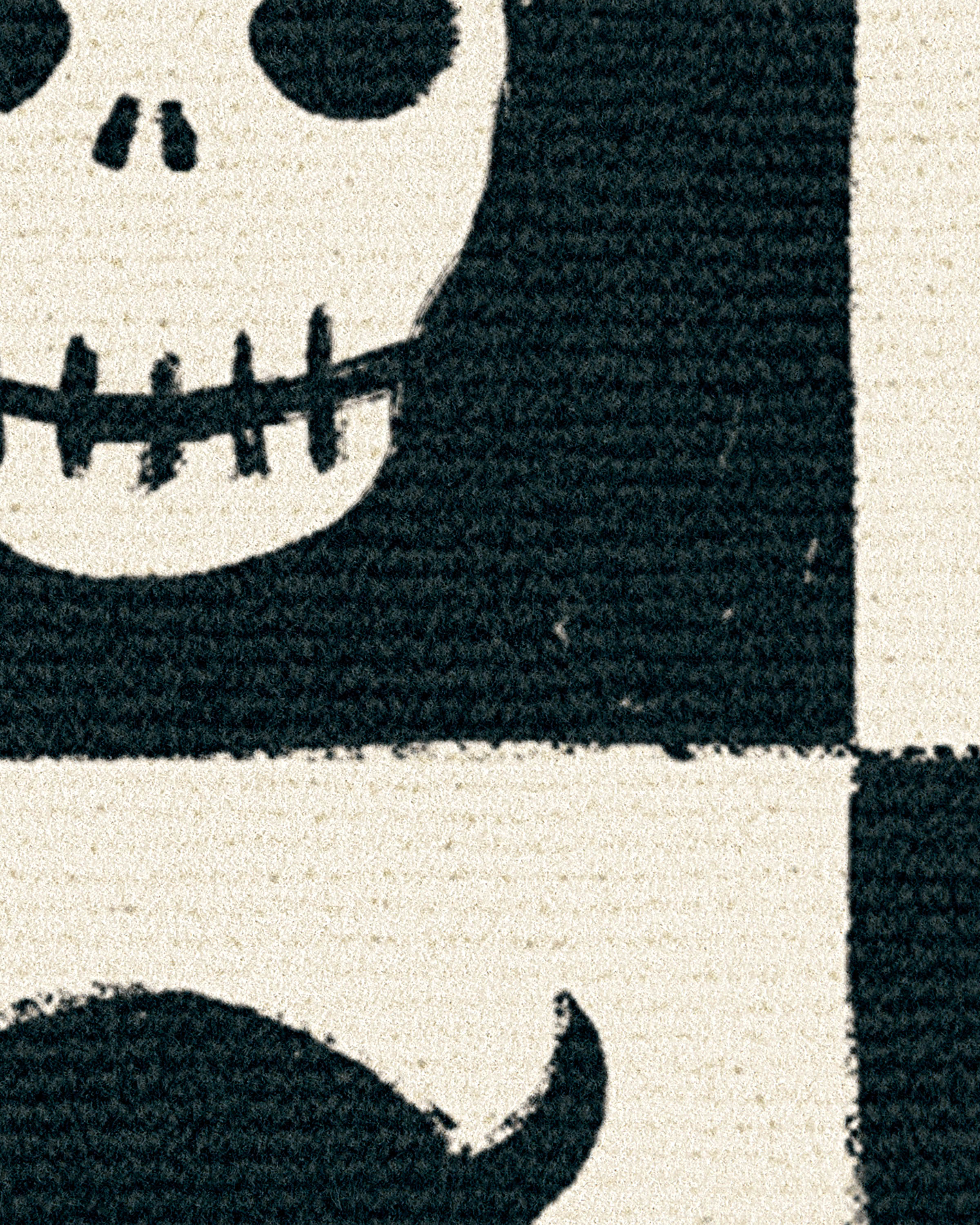 Grim Grins Large Doormat
